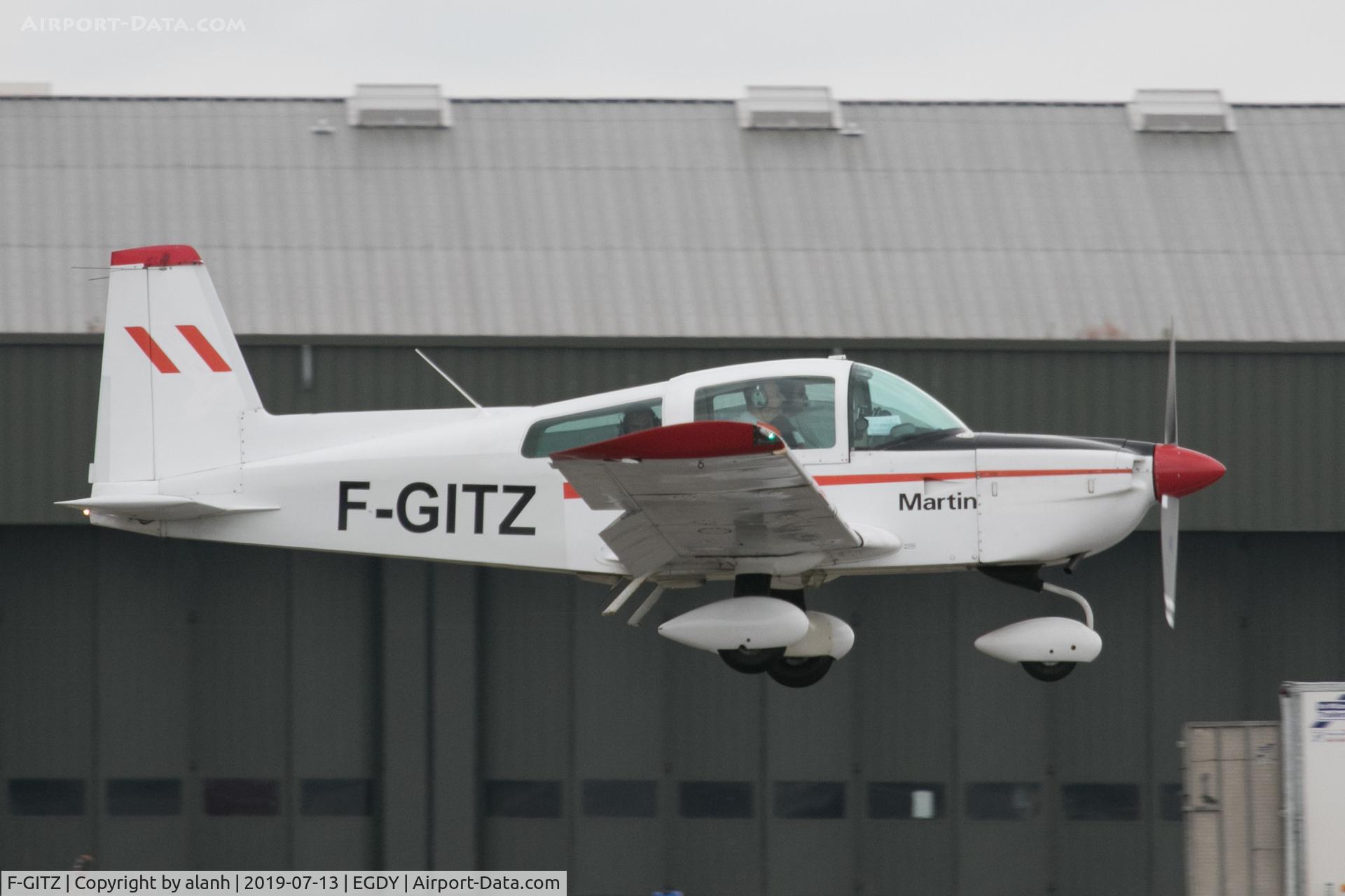 F-GITZ, Grumman American AG-5B Tiger C/N 10140, Visiting RNAS Yeovilton Air Day 2019