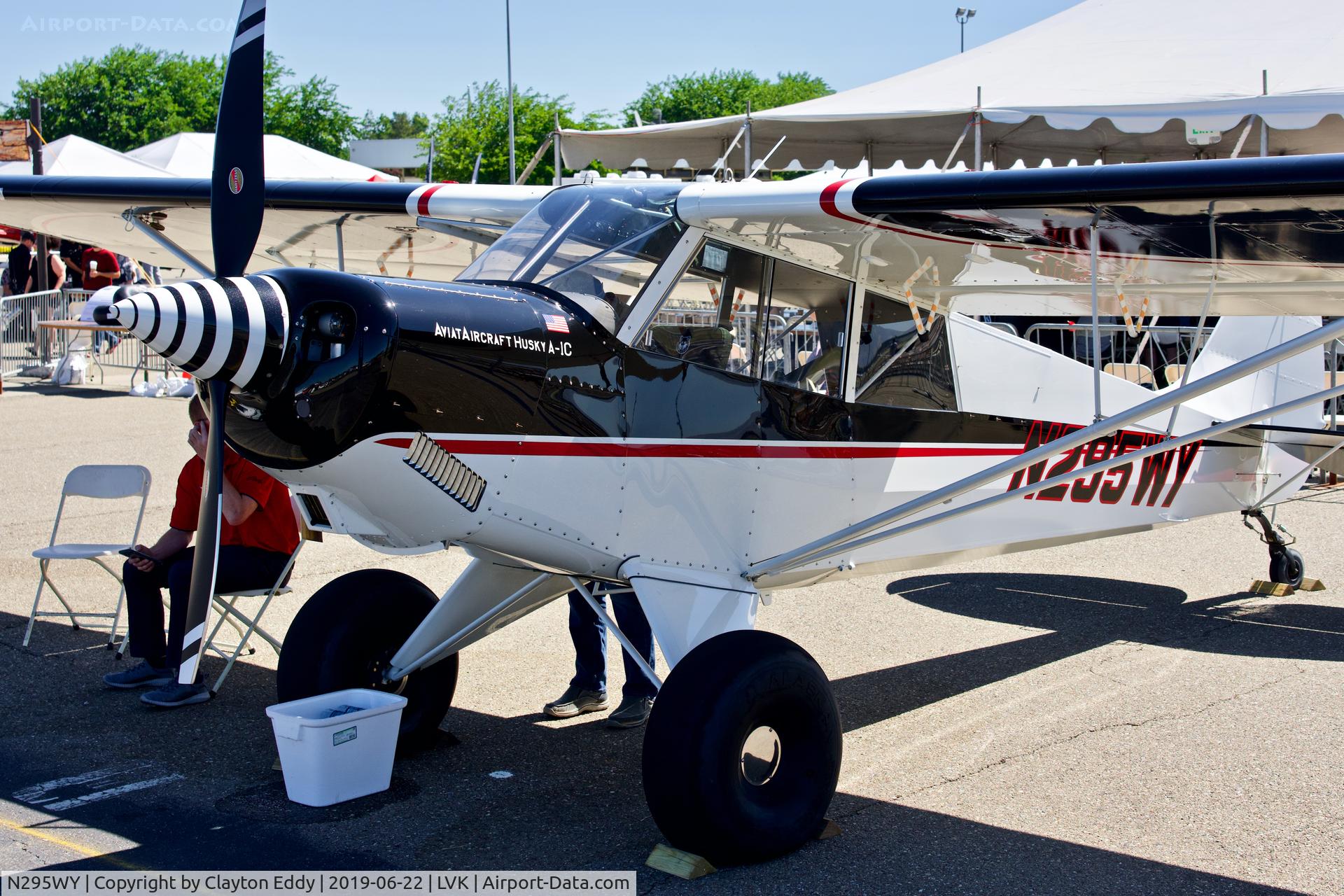 N295WY, 2018 Aviat Husky A-1C-180 C/N 3295, Livermore Airport California 2019.