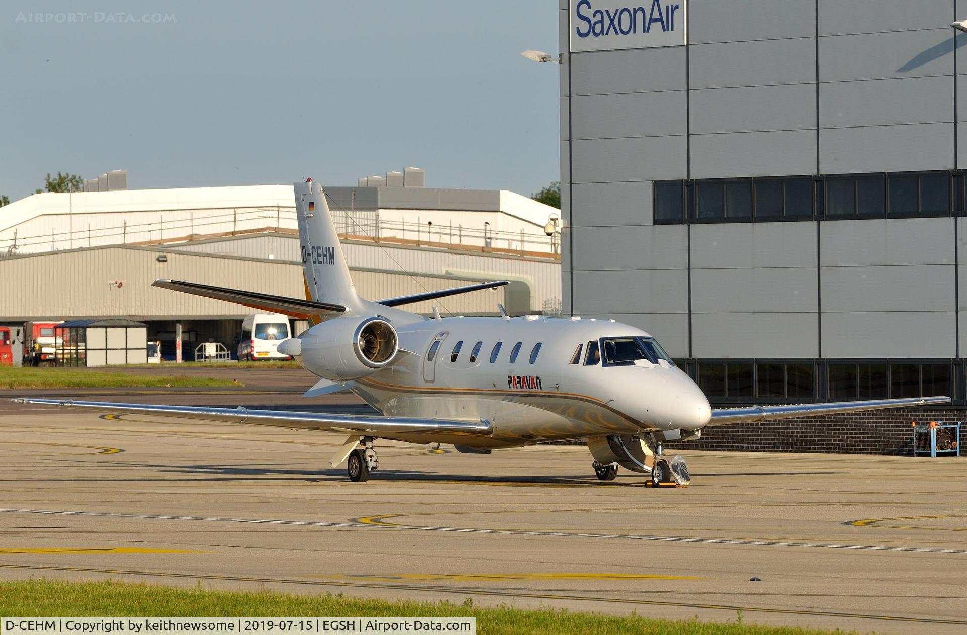 D-CEHM, 2009 Cessna 560XL Citation XLS+ C/N 560-6021, Return Visitor uncovered.