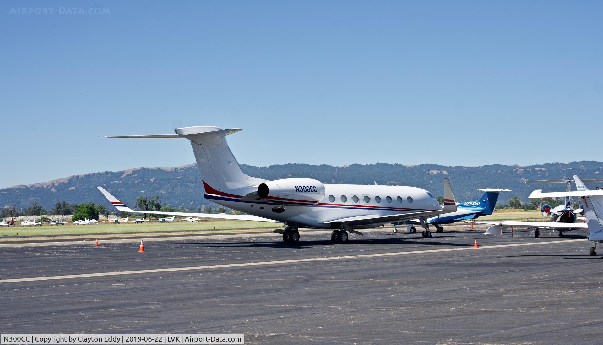 N300CC, 2012 Gulfstream Aerospace GVI C/N 6021, Livermore Airport California 2019.