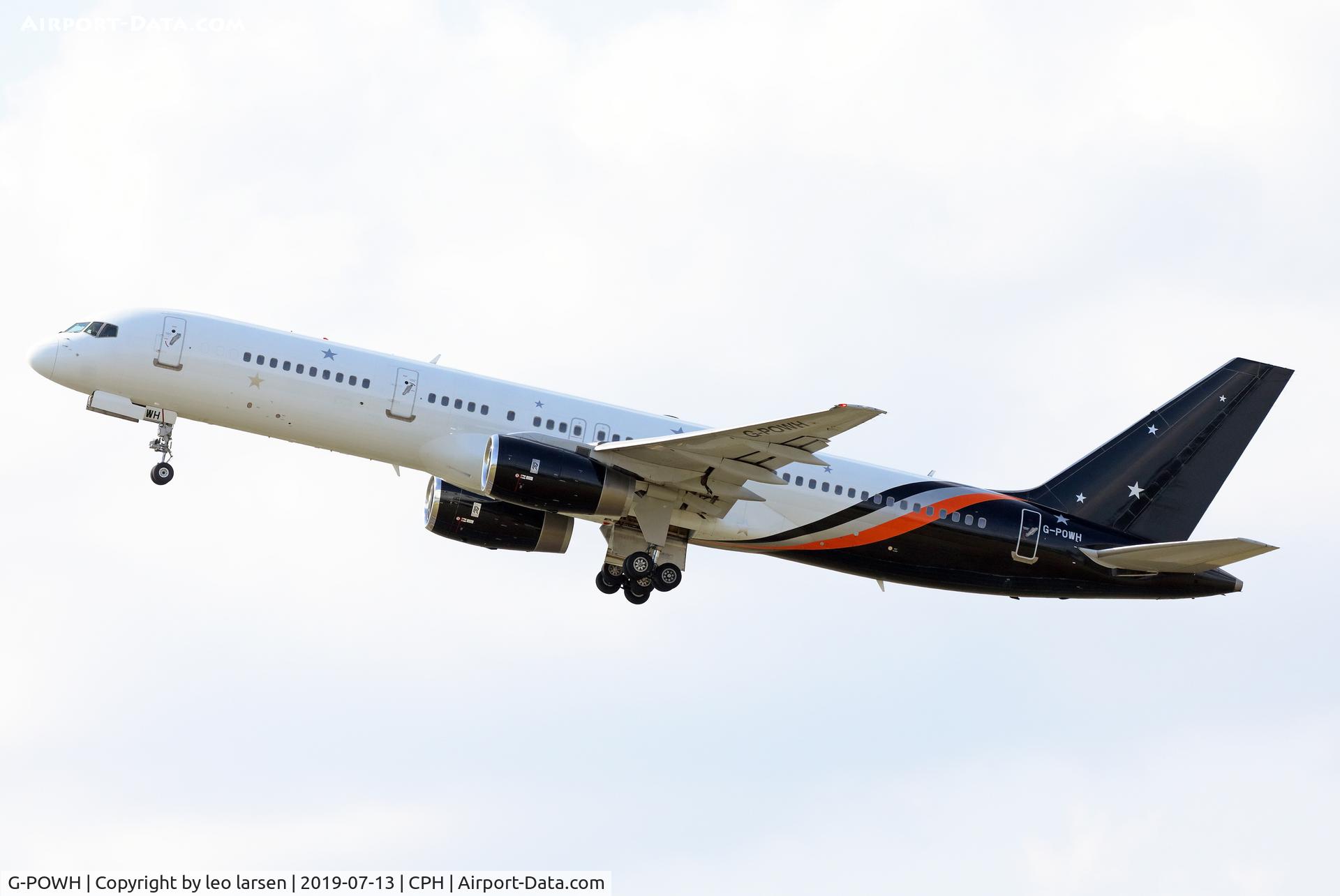 G-POWH, 2000 Boeing 757-256 C/N 29308, Copenhagen 13.7.2019 T/O R-22R