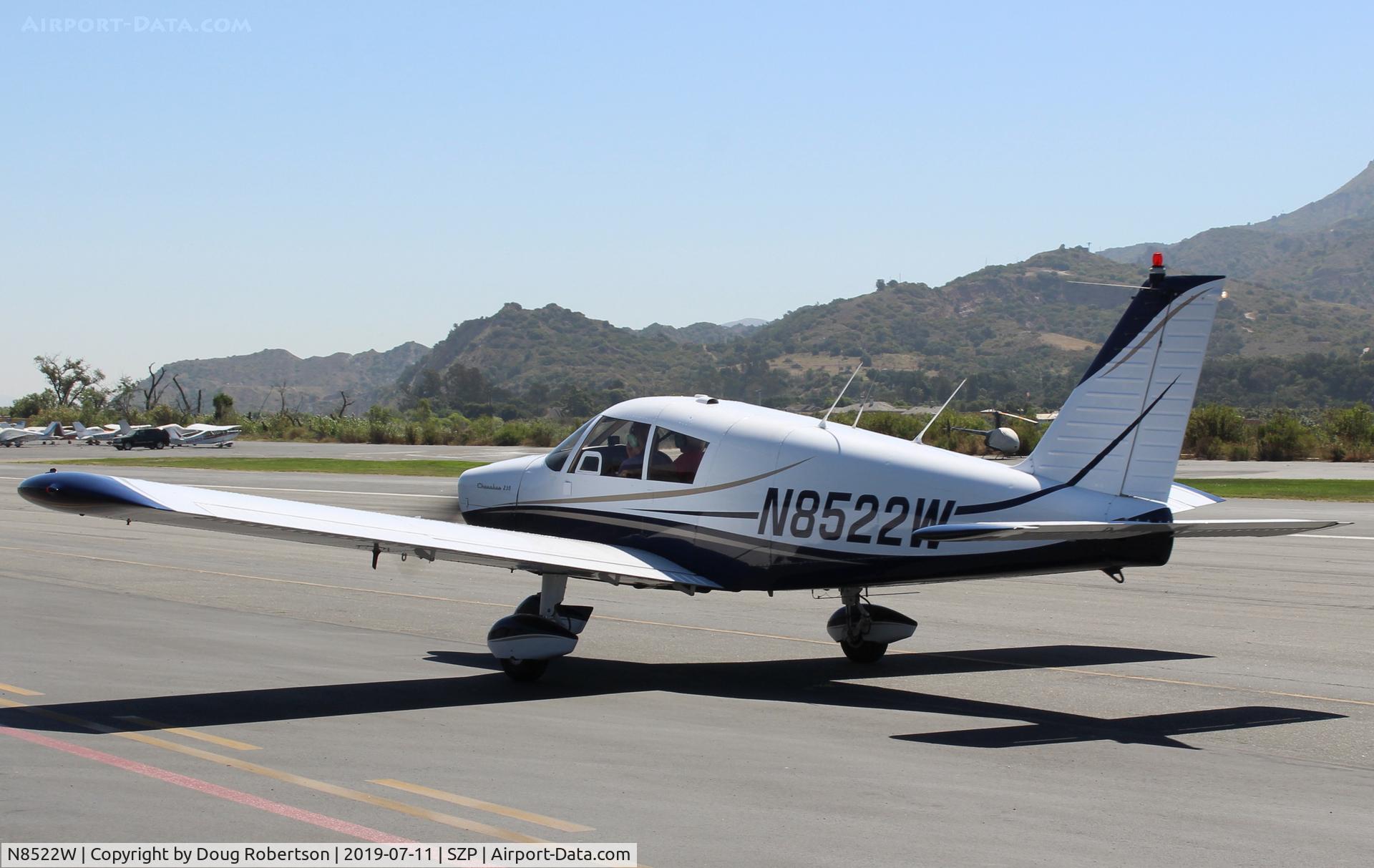 N8522W, 1963 Piper PA-28-235 Cherokee C/N 28-10023, 1963 Piper PA-28-235 CHEROKEE, Lycoming O-540-B4B5 235 Hp, taxi back