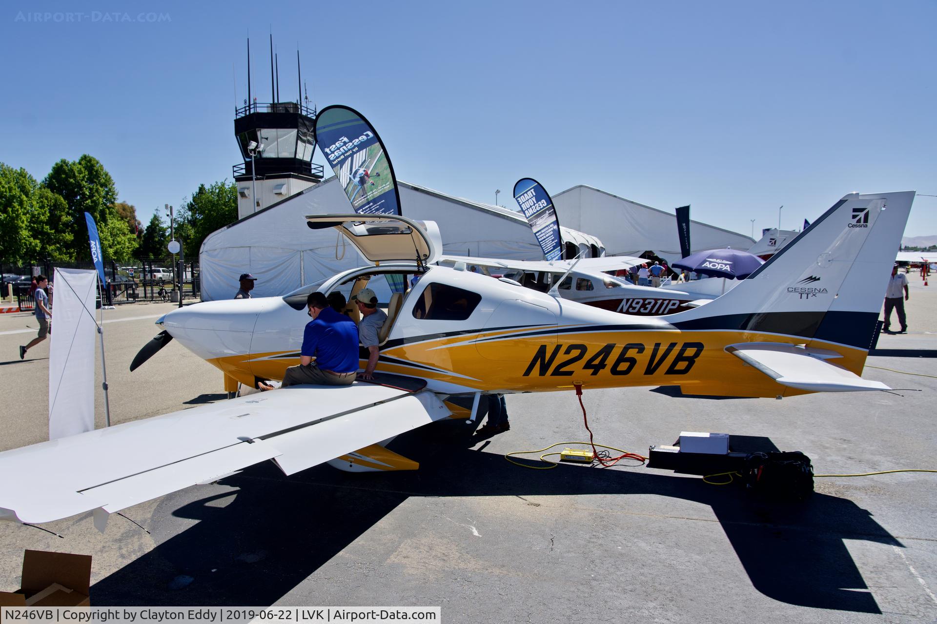 N246VB, 2015 Cessna T240 C/N T24002091, Livermore Airport California 2019.
