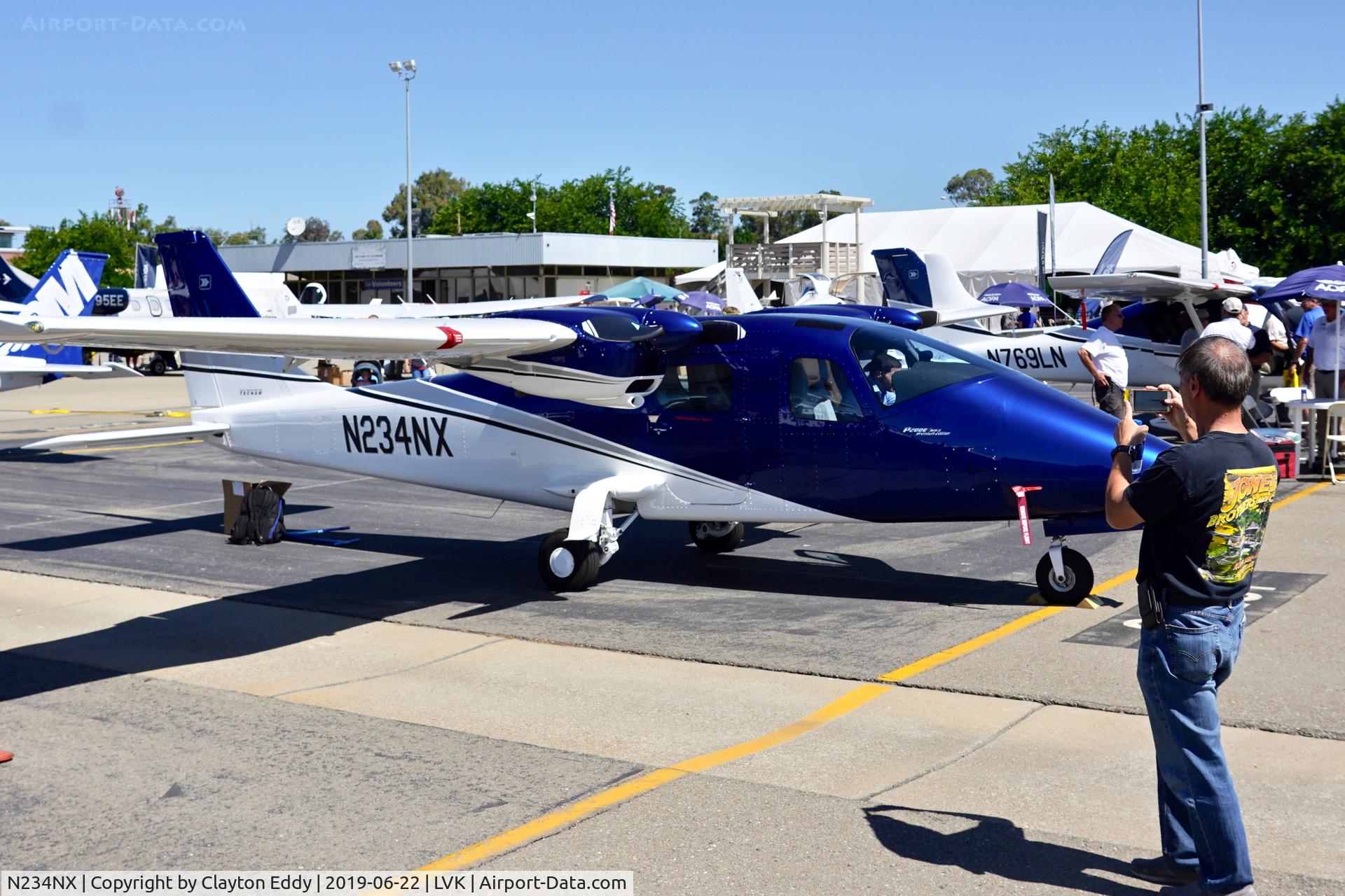 N234NX, 2018 Tecnam P-2006T C/N 234/US, Livermore Airport California 2019.