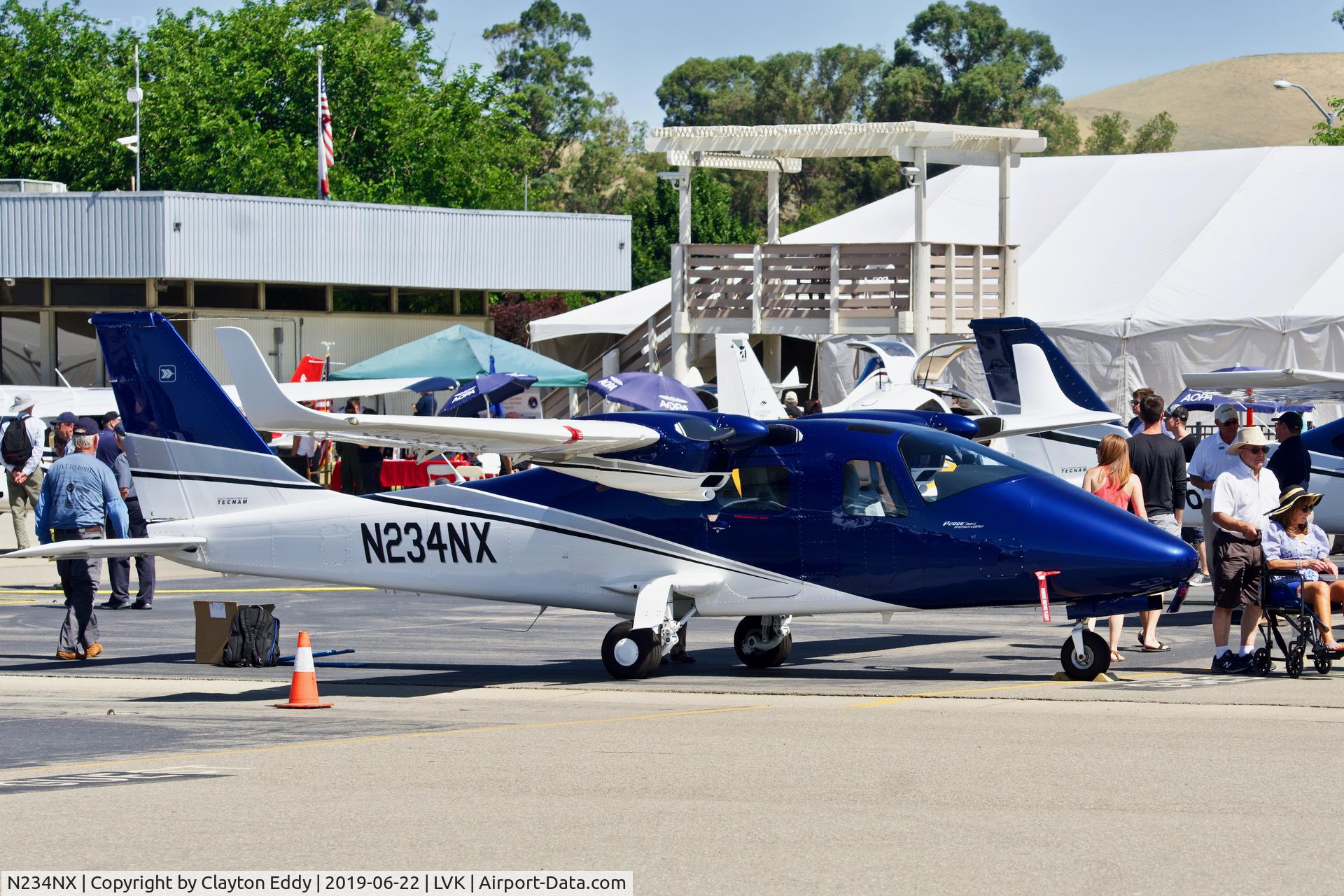 N234NX, 2018 Tecnam P-2006T C/N 234/US, Livermore Airport California 2019.