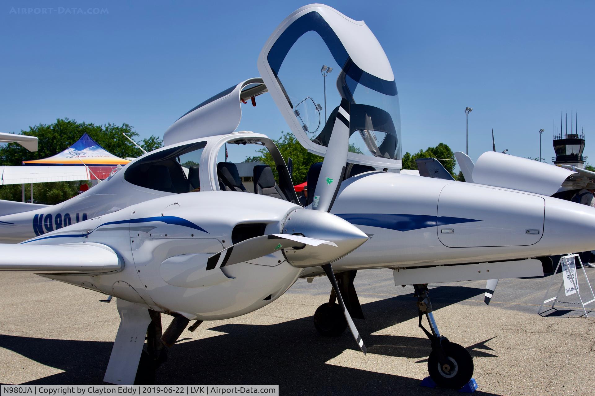 N980JA, 2017 Diamond DA-42 Twin Star Twin Star C/N 42.277, Livermore Airport California 2019.