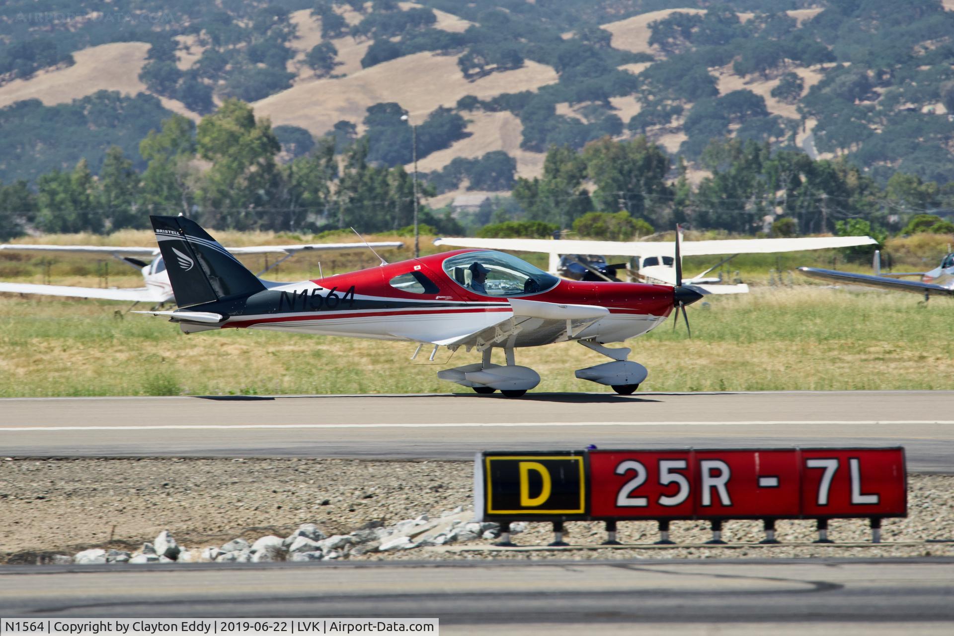 N1564, 2015 BRM Aero Bristell S-LSA C/N 160/2015, Livermore Airport California 2019.