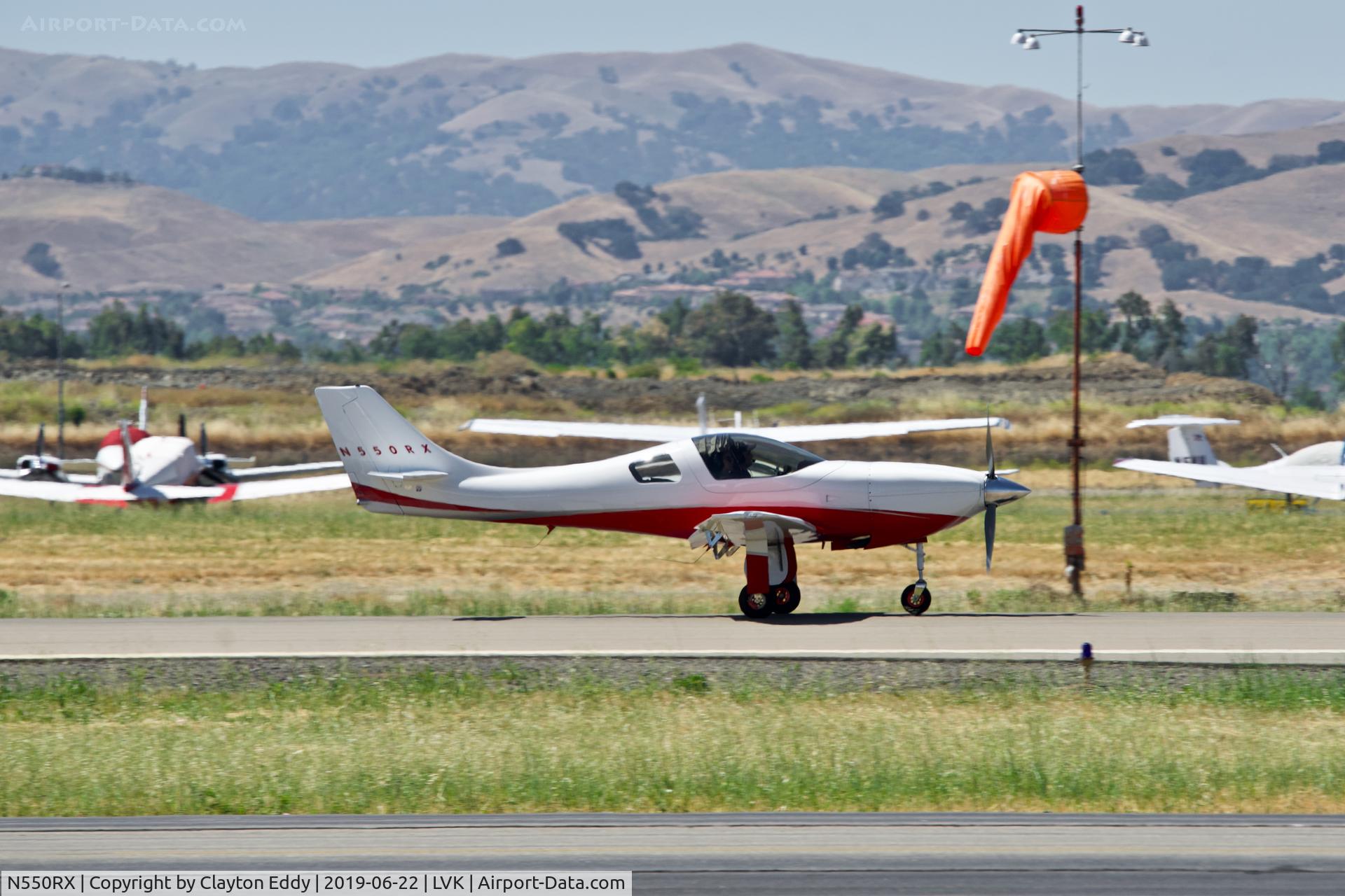 N550RX, 2017 One Slim Rabbit Leg 2 C/N 78, Livermore Airport California 2019.