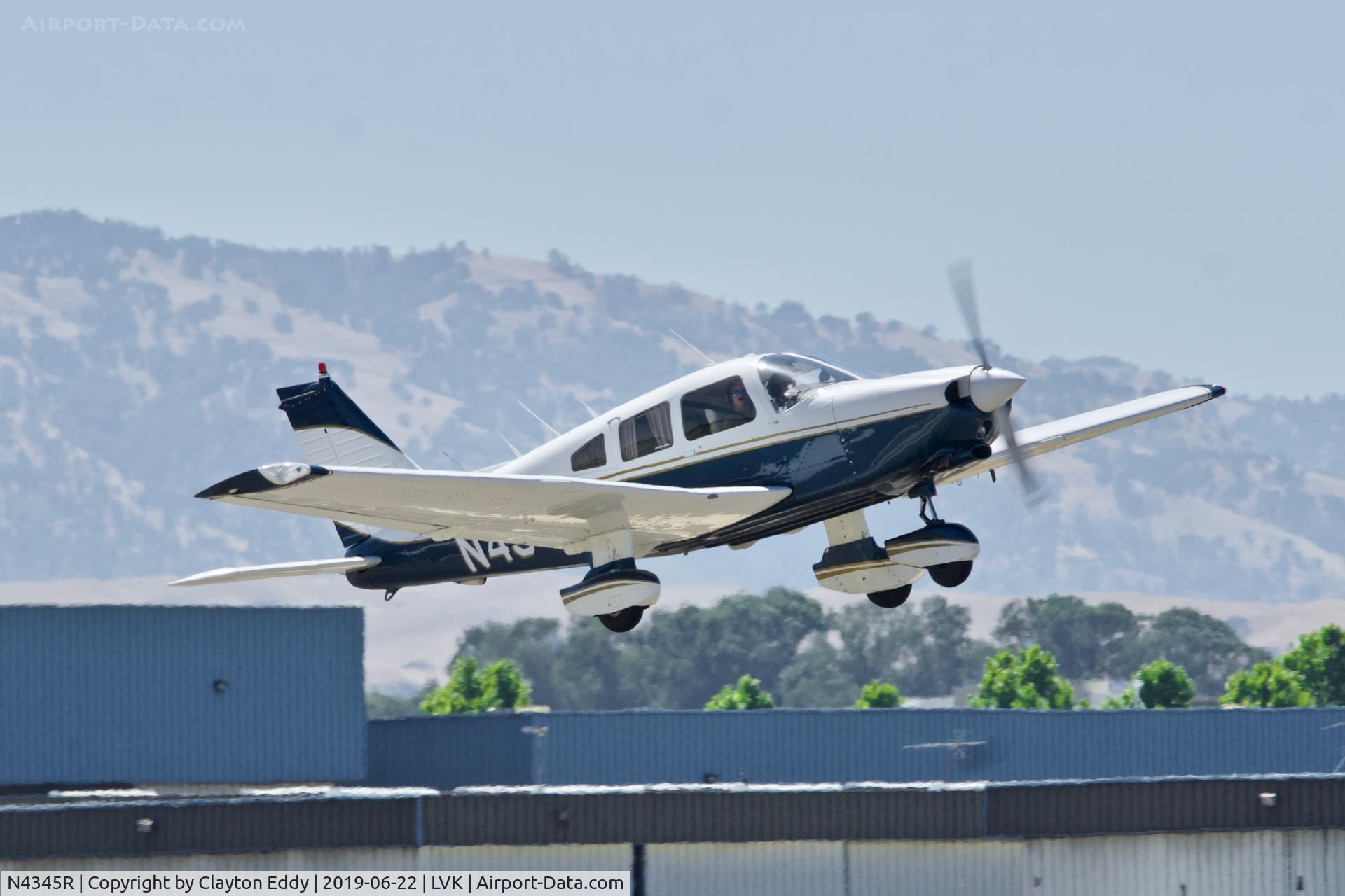 N4345R, 1984 Piper PA-28-236 Dakota C/N 28-8411013, Livermore Airport California 2019.
