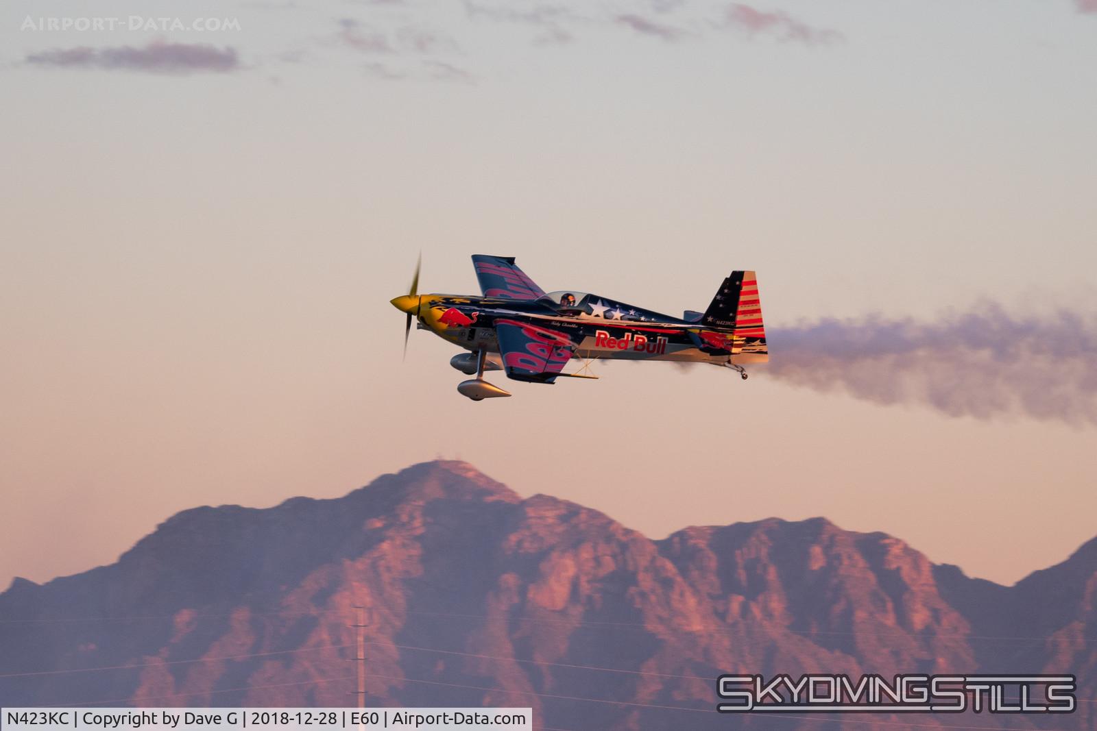 N423KC, 2009 Zivko Edge 540 C/N 0044, Kirby Chambliss performing at Eloy, AZ