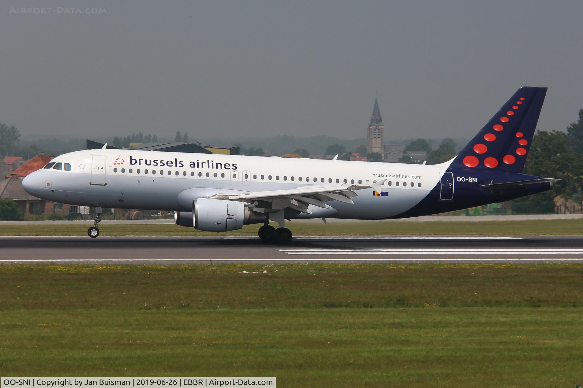 OO-SNI, 2003 Airbus A320-214 C/N 1983, Brussels Airlines