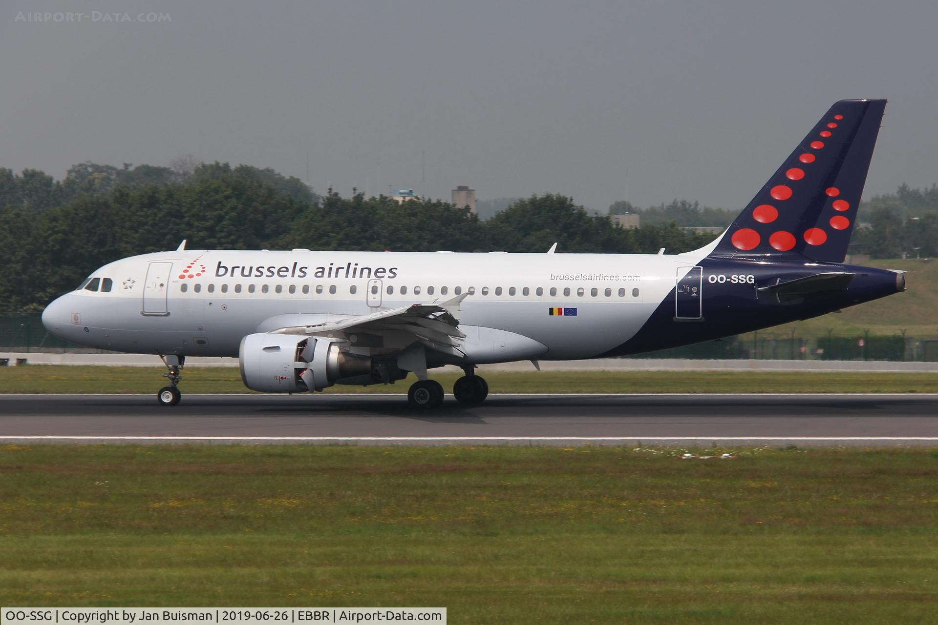 OO-SSG, 2000 Airbus A319-112 C/N 1160, Brussels Airlines