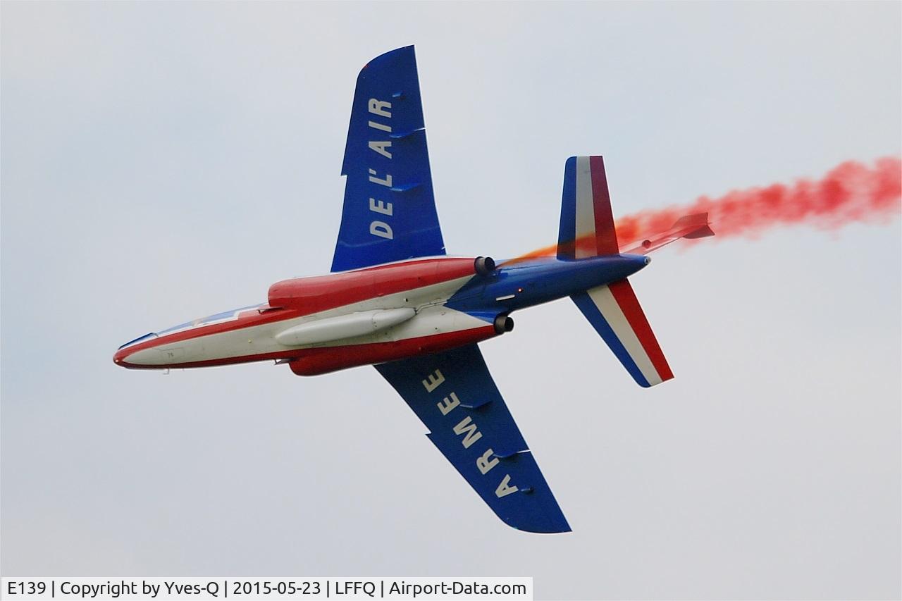 E139, Dassault-Dornier Alpha Jet E C/N E139, Dassault-Dornier Alpha Jet E (F-UGFC), Athos 07 of Patrouille de France 2016, La Ferté-Alais airfield (LFFQ) Air show 2015