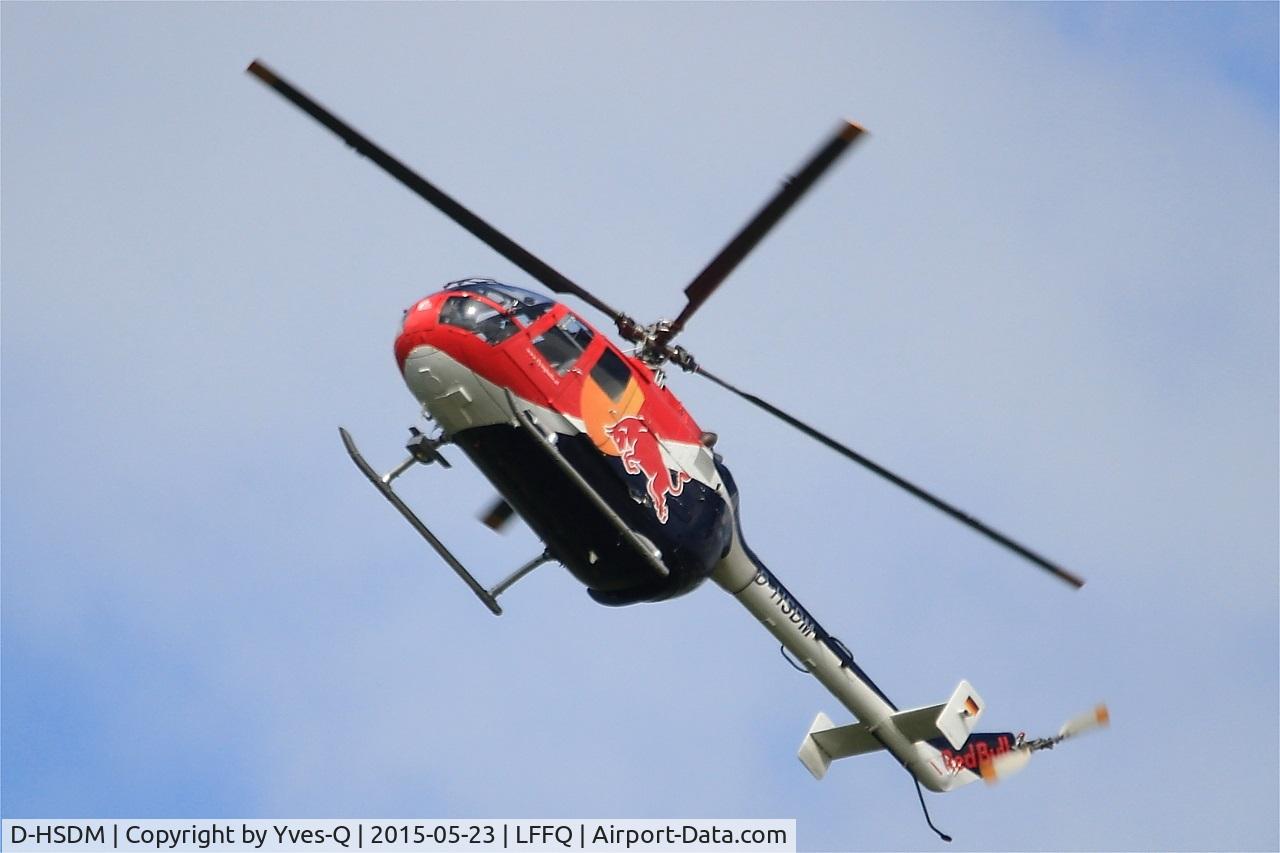 D-HSDM, MBB Bo-105CB C/N S-126, MBB Bo-105CB, On display, La Ferté-Alais airfield (LFFQ) Airshow 2015