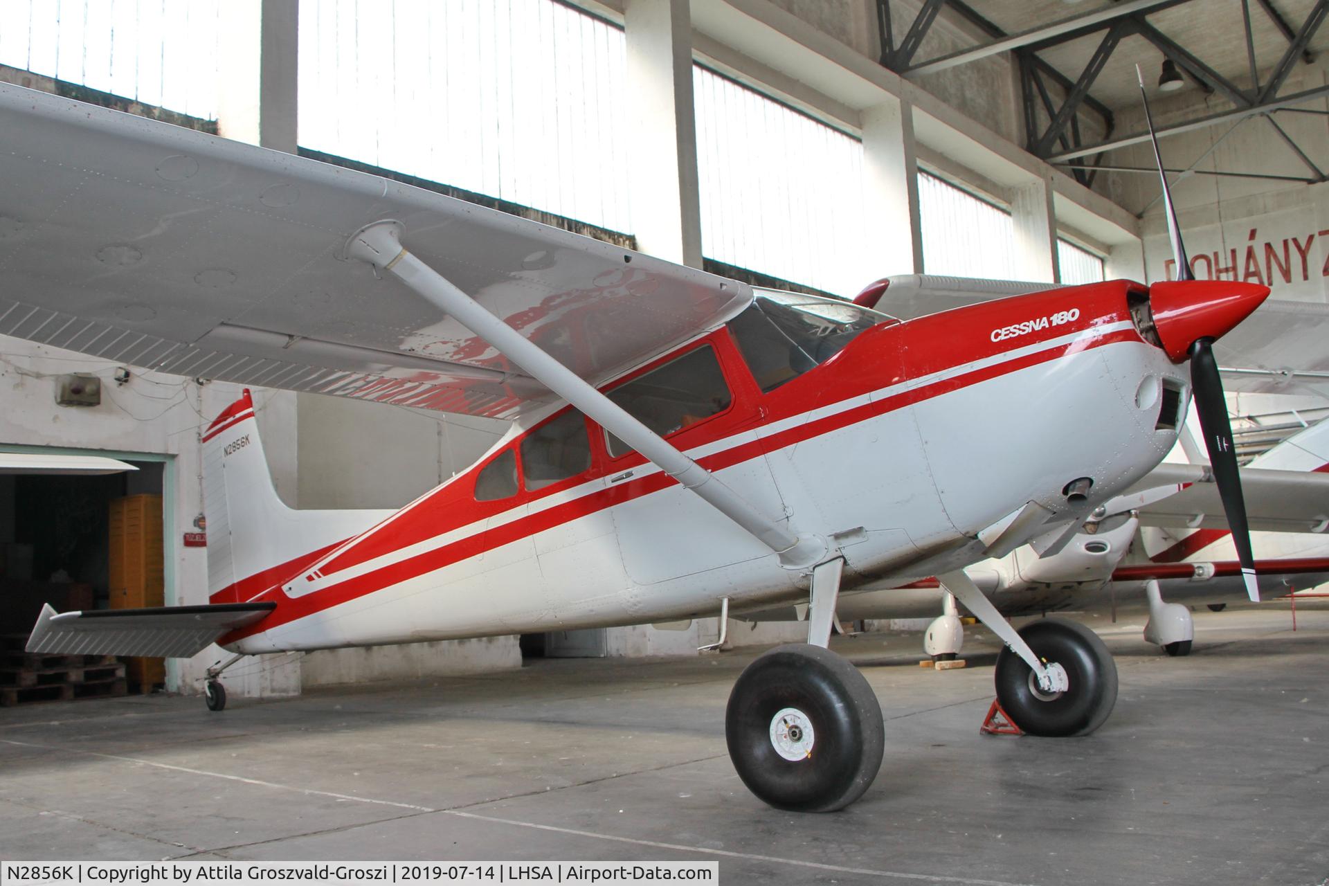 N2856K, 1979 Cessna 180K Skywagon C/N 18053099, LHSA - Szentkirályszabadja Airport, Hungary
