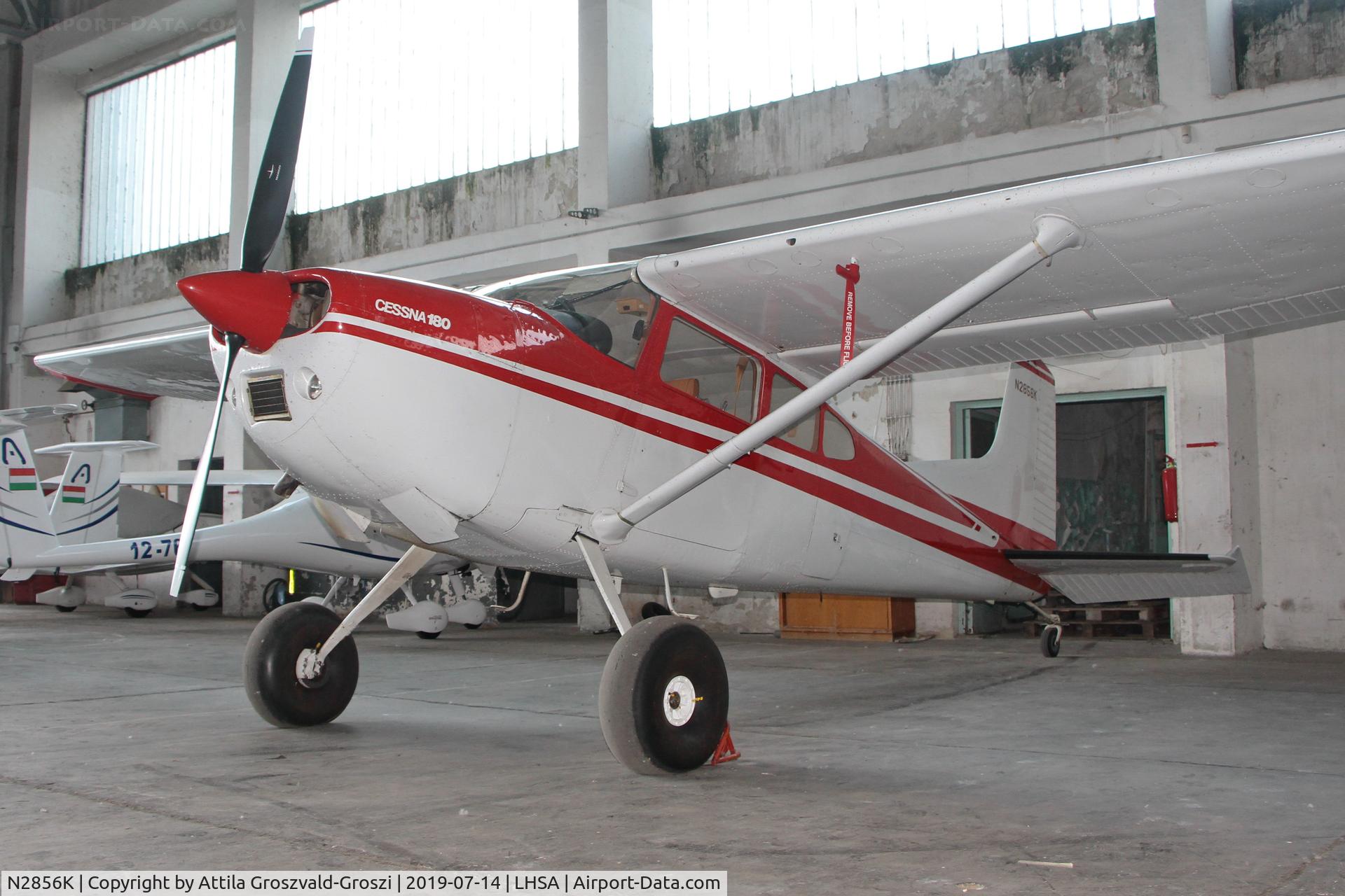 N2856K, 1979 Cessna 180K Skywagon C/N 18053099, LHSA - Szentkirályszabadja Airport, Hungary