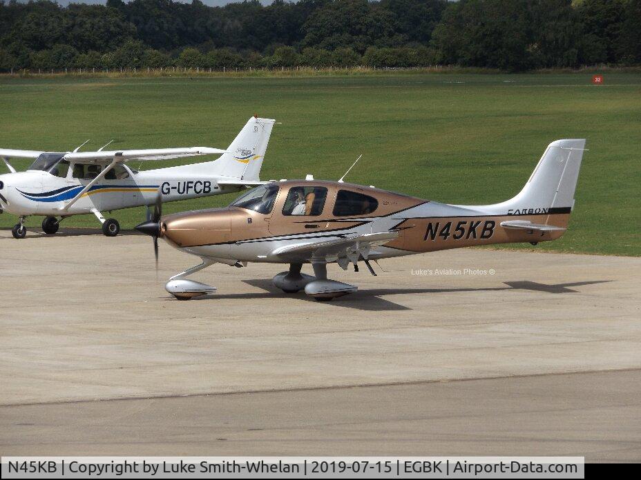 N45KB, 2018 Cirrus SR22T C/N 1800, At Sywell Aerodrome