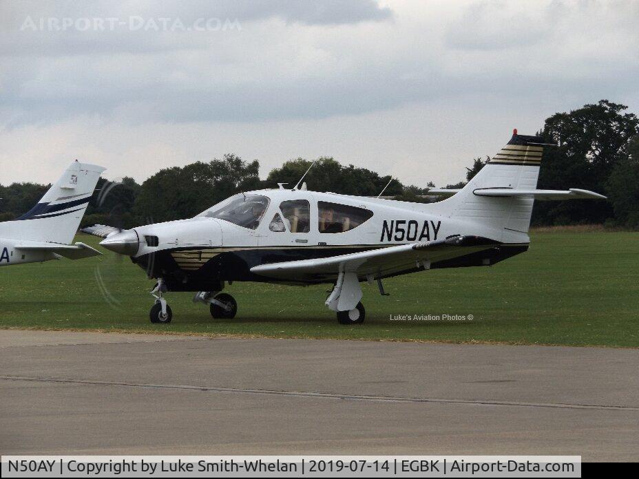 N50AY, 1979 Rockwell Commander 114A C/N 14527, At Sywell Aerodrome
