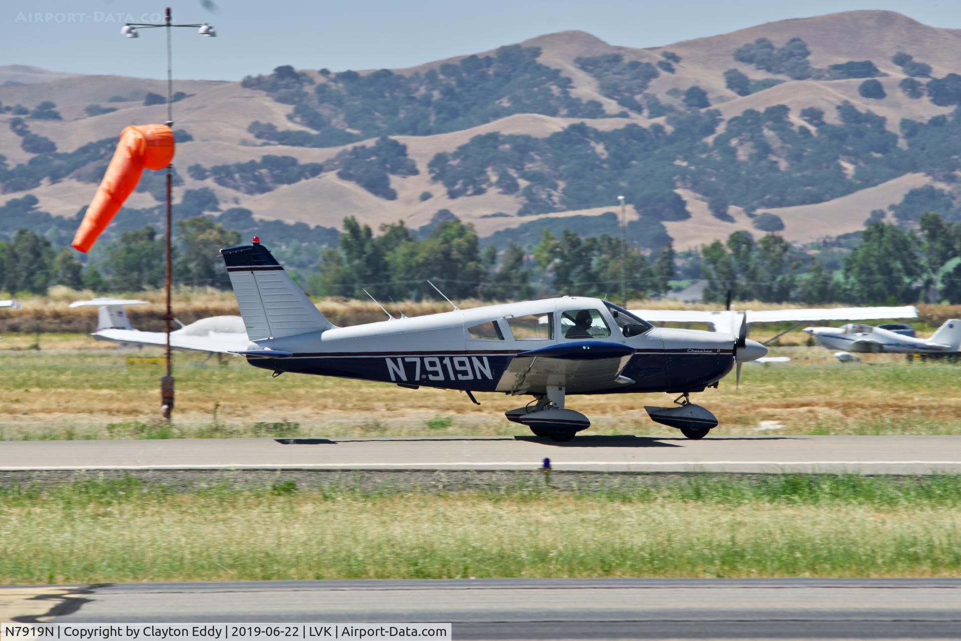 N7919N, 1969 Piper PA-28-180 C/N 28-5330, Livermore Airport California 2019.