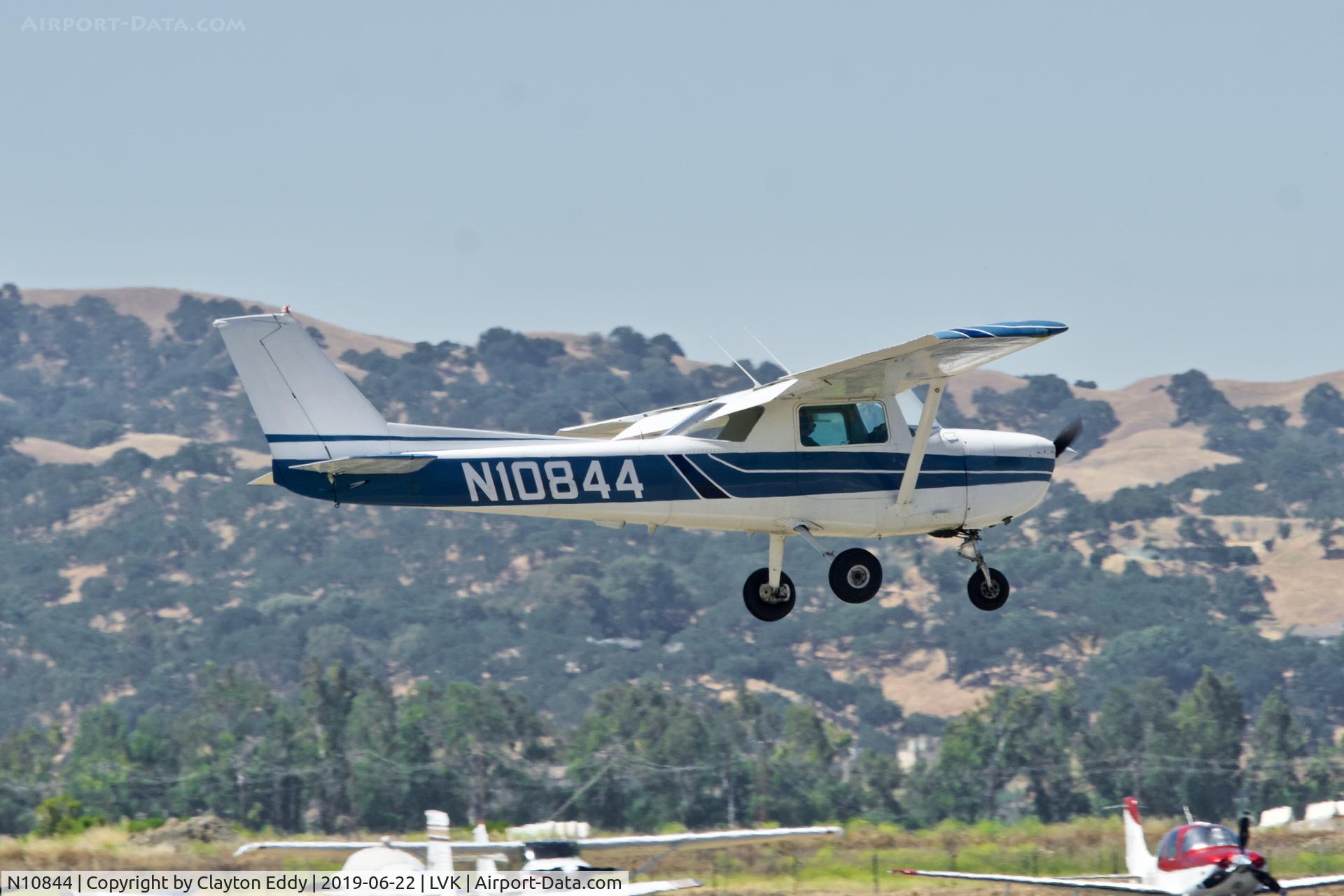 N10844, 1973 Cessna 150L C/N 15075081, Livermore Airport California 2019.