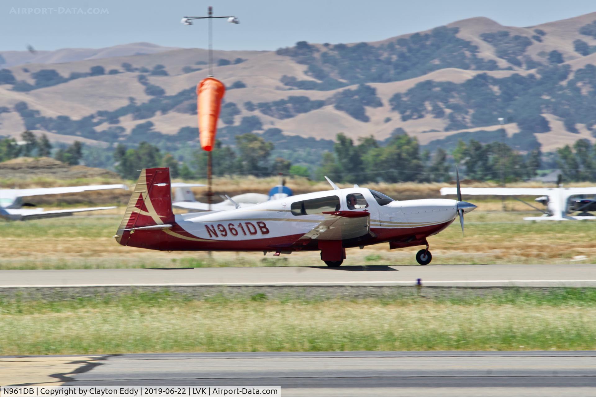 N961DB, 2007 Mooney M20TN Acclaim C/N 31-0048, Livermore Airport California 2019.