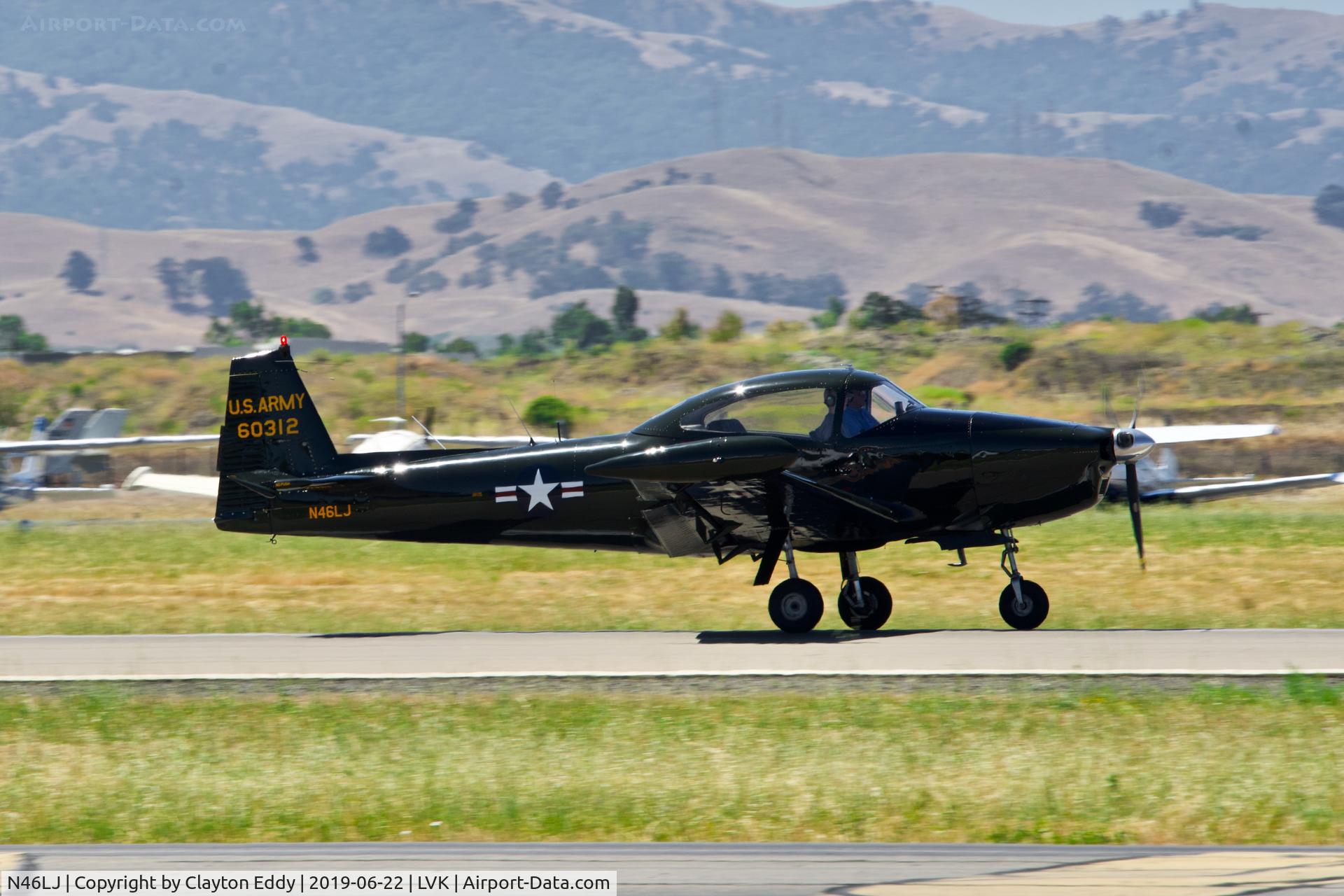 N46LJ, 1946 North American Navion (NA-145) C/N NAV-4-312, Livermore Airport California 2019.