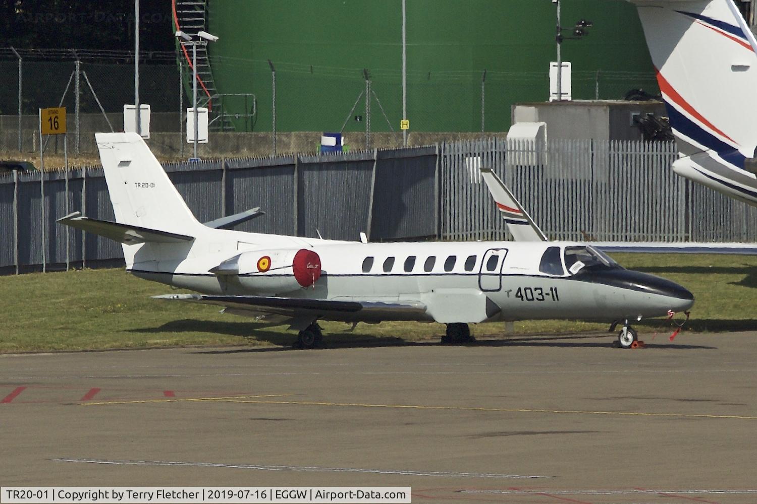 TR20-01, 1992 Cessna 560 Citation V C/N 560-0161, at Luton