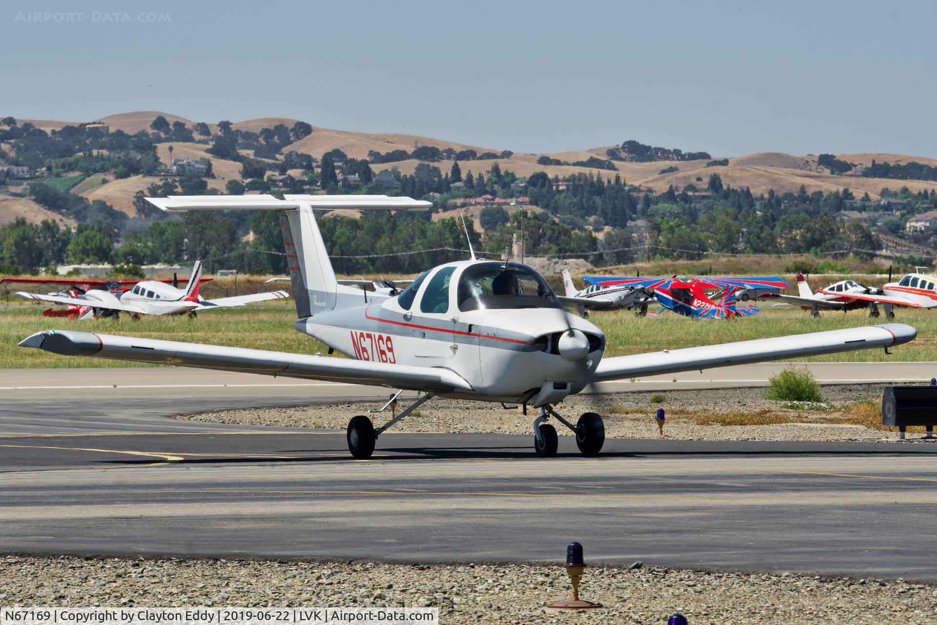 N67169, 1979 Beech 77 Skipper C/N WA-67, Livermore Airport California 2019.