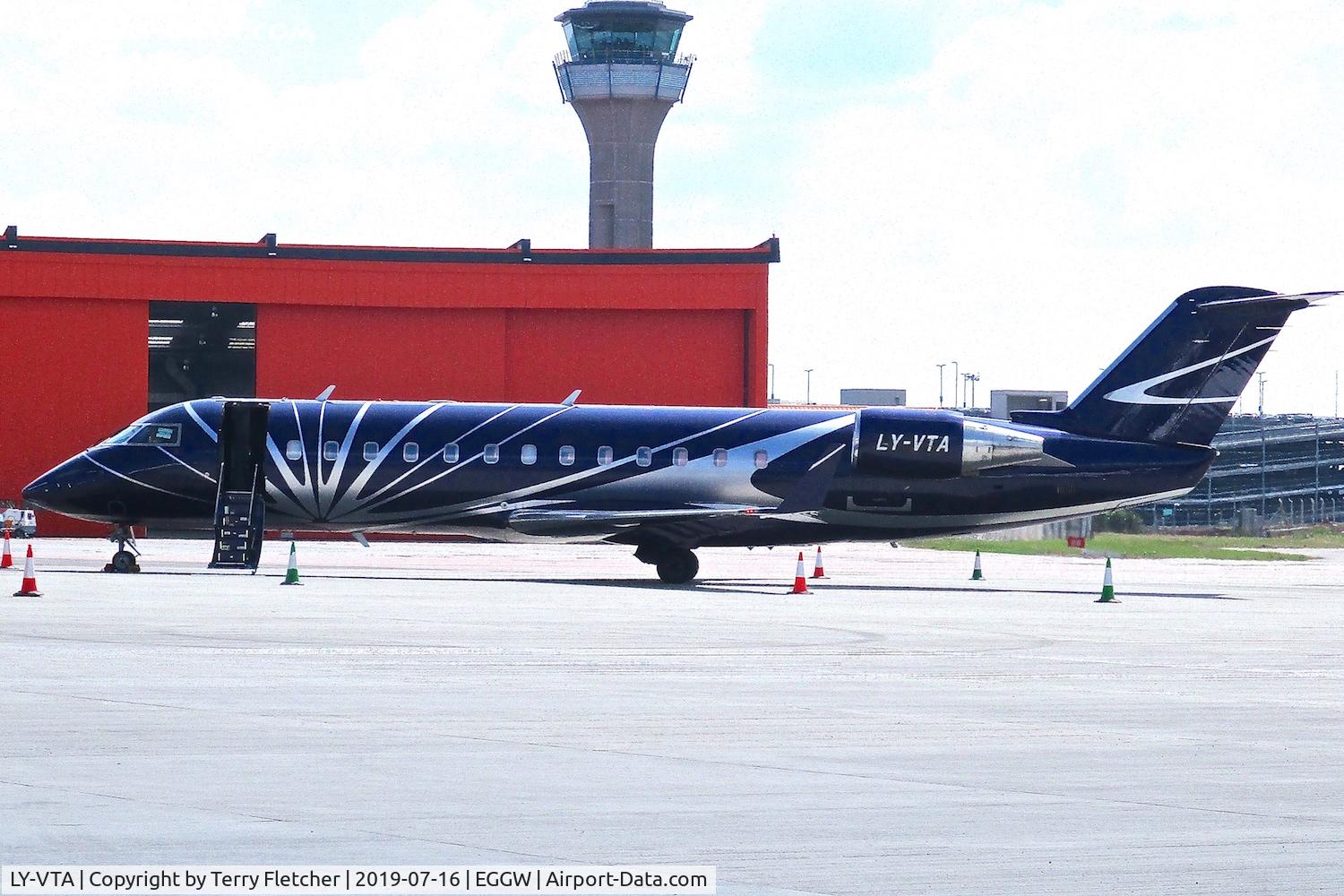 LY-VTA, 2002 Canadair CRJ-200 (CL-600-2B19) C/N 7617, At Luton