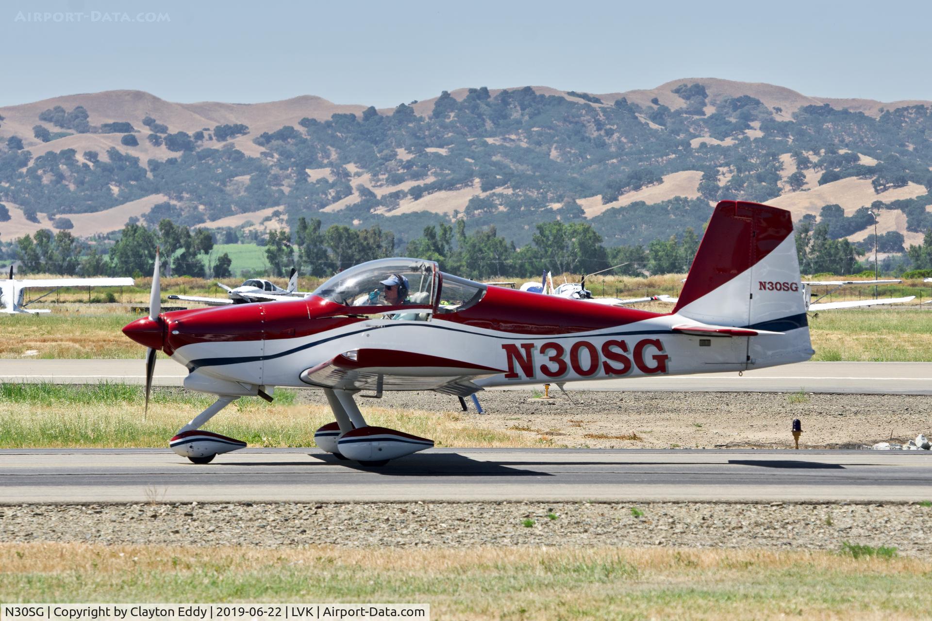 N30SG, 2014 Vans RV-7A C/N 71130, Livermore Airport California 2019.
