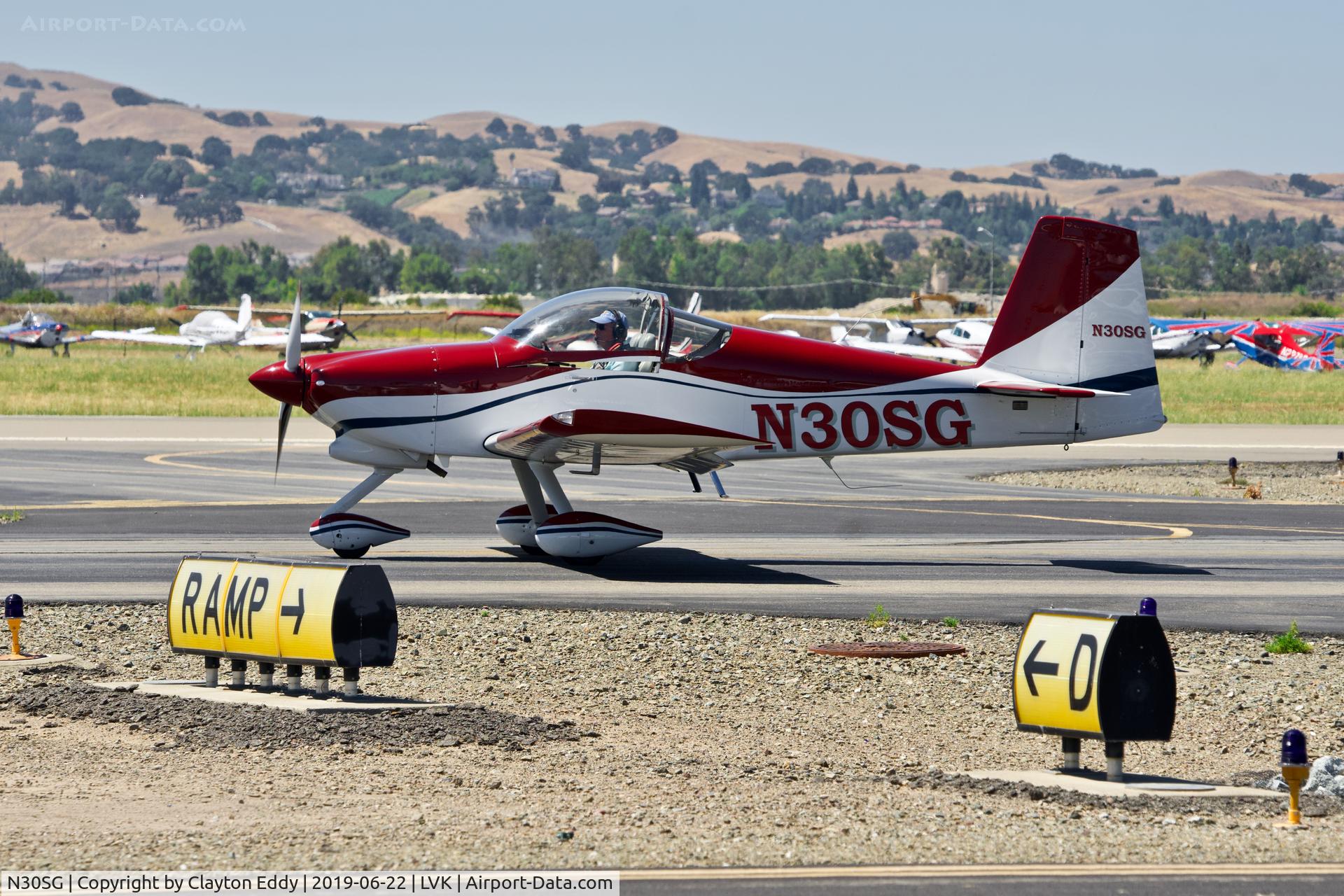 N30SG, 2014 Vans RV-7A C/N 71130, Livermore Airport California 2019.