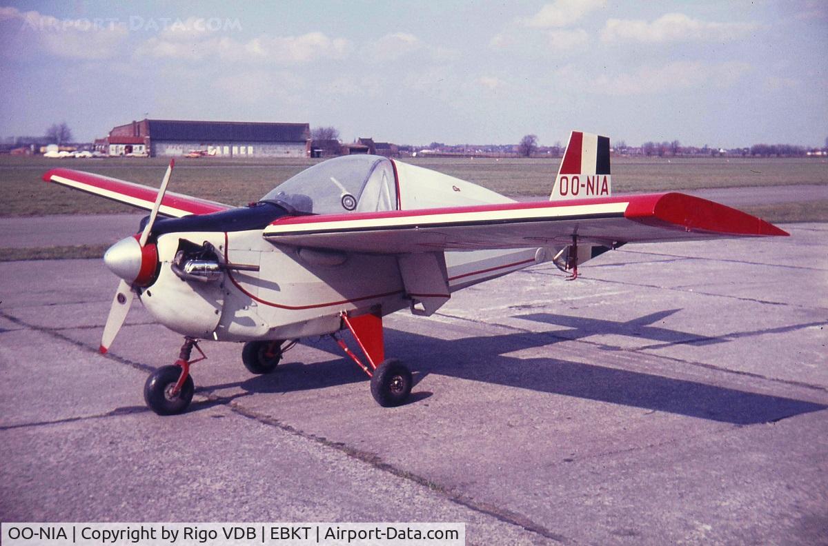 OO-NIA, 1959 Tipsy T-66 Nipper 1 C/N 04, At Wevelgem in 1969.