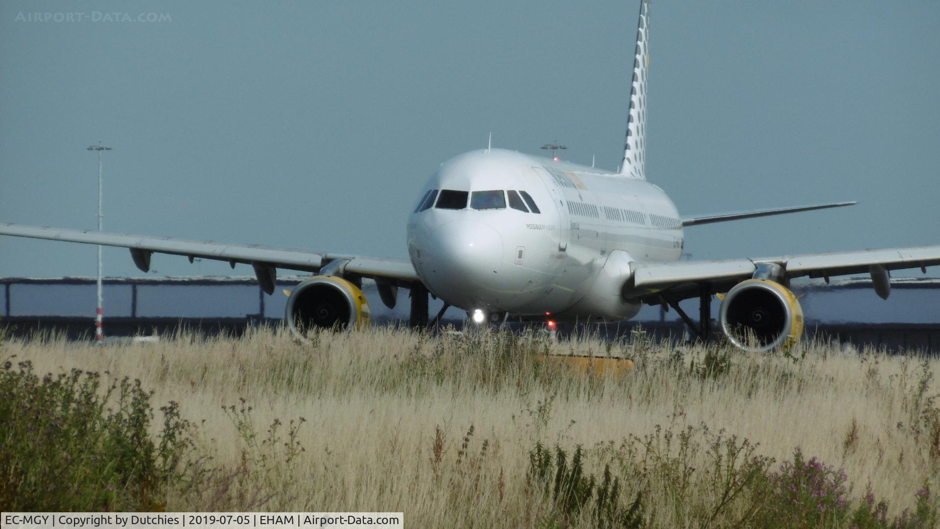 EC-MGY, 2015 Airbus A321-231 C/N 6638, Photo taken at Taxiway Quebec, Schiphol Amsterdam Airport