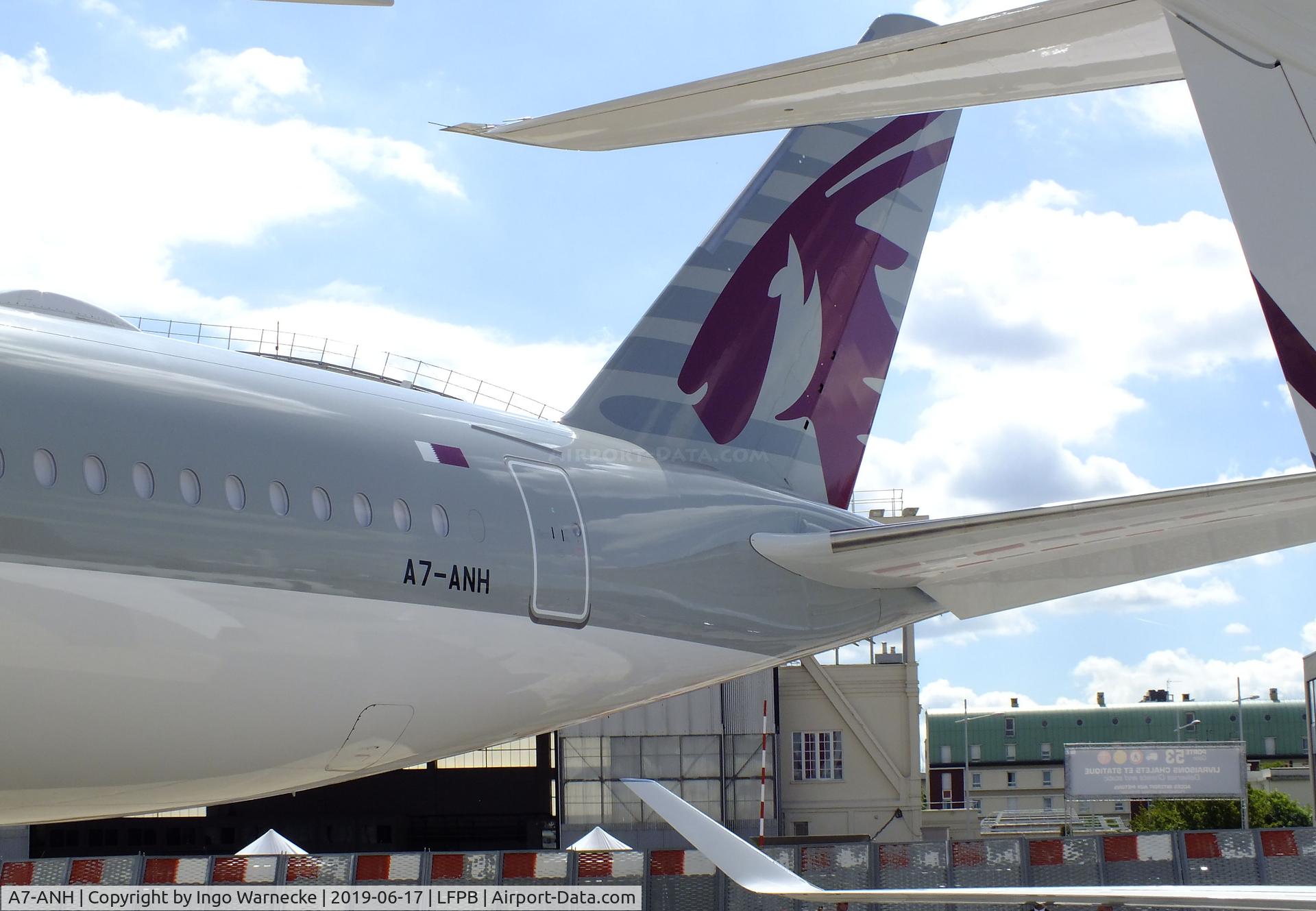 A7-ANH, 2019 Airbus A350-1041 C/N 229, Airbus A350-1041 of Qatar Airways at the Aerosalon 2019, Paris