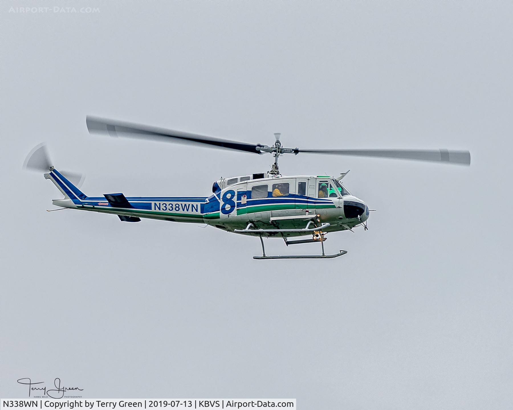 N338WN, 1963 Bell UH-1H Iroquois C/N 4138, Skagit Regional Airport, Burlington WA