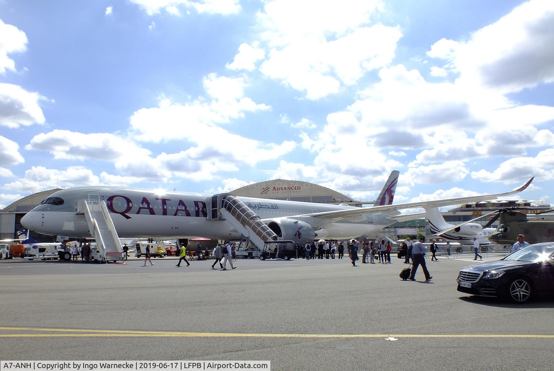 A7-ANH, 2019 Airbus A350-1041 C/N 229, Airbus A350-1041 of Qatar Airways at the Aerosalon 2019, Paris