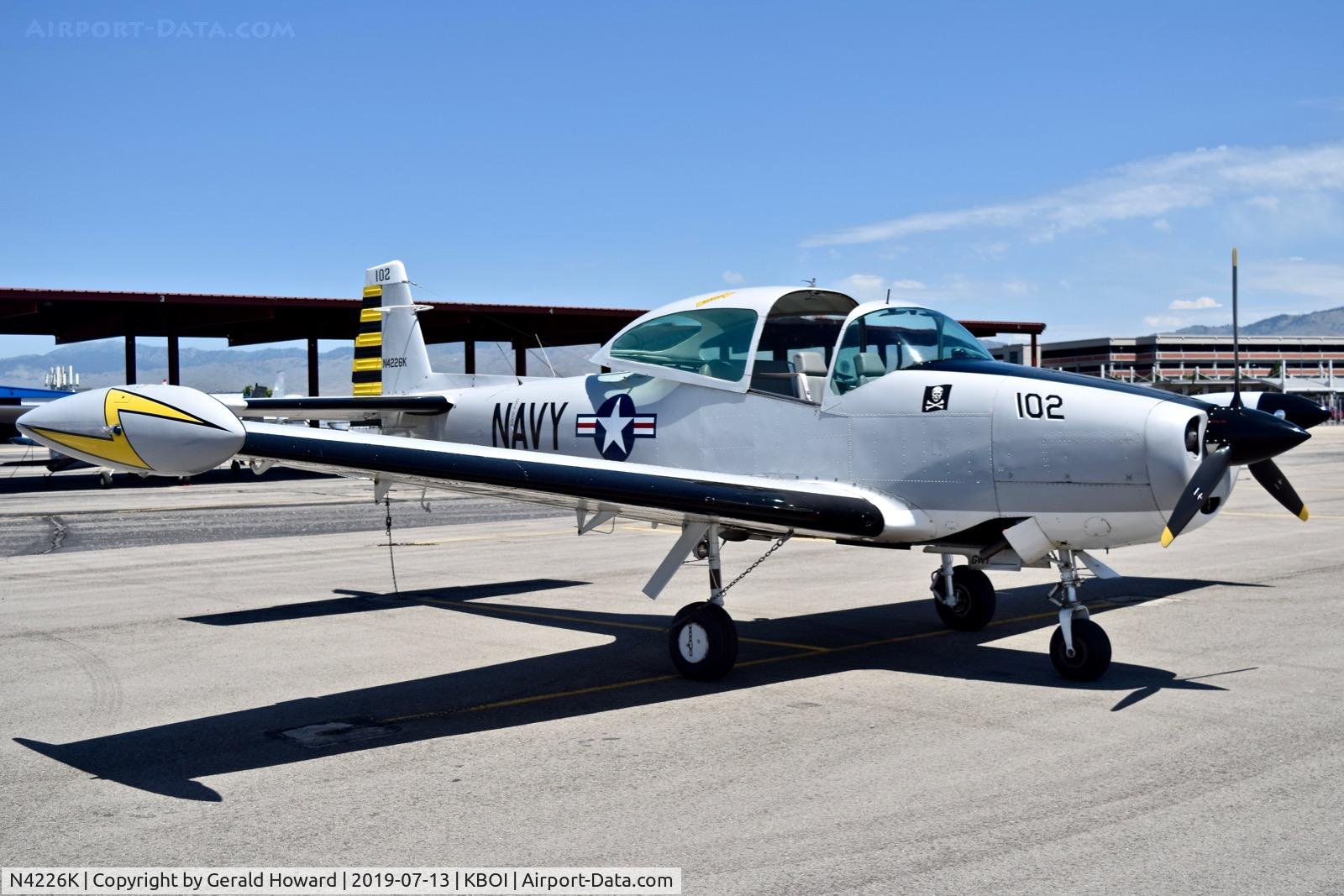 N4226K, 1948 Ryan Navion A C/N NAV-4-1226, Parked on north GA ramp.