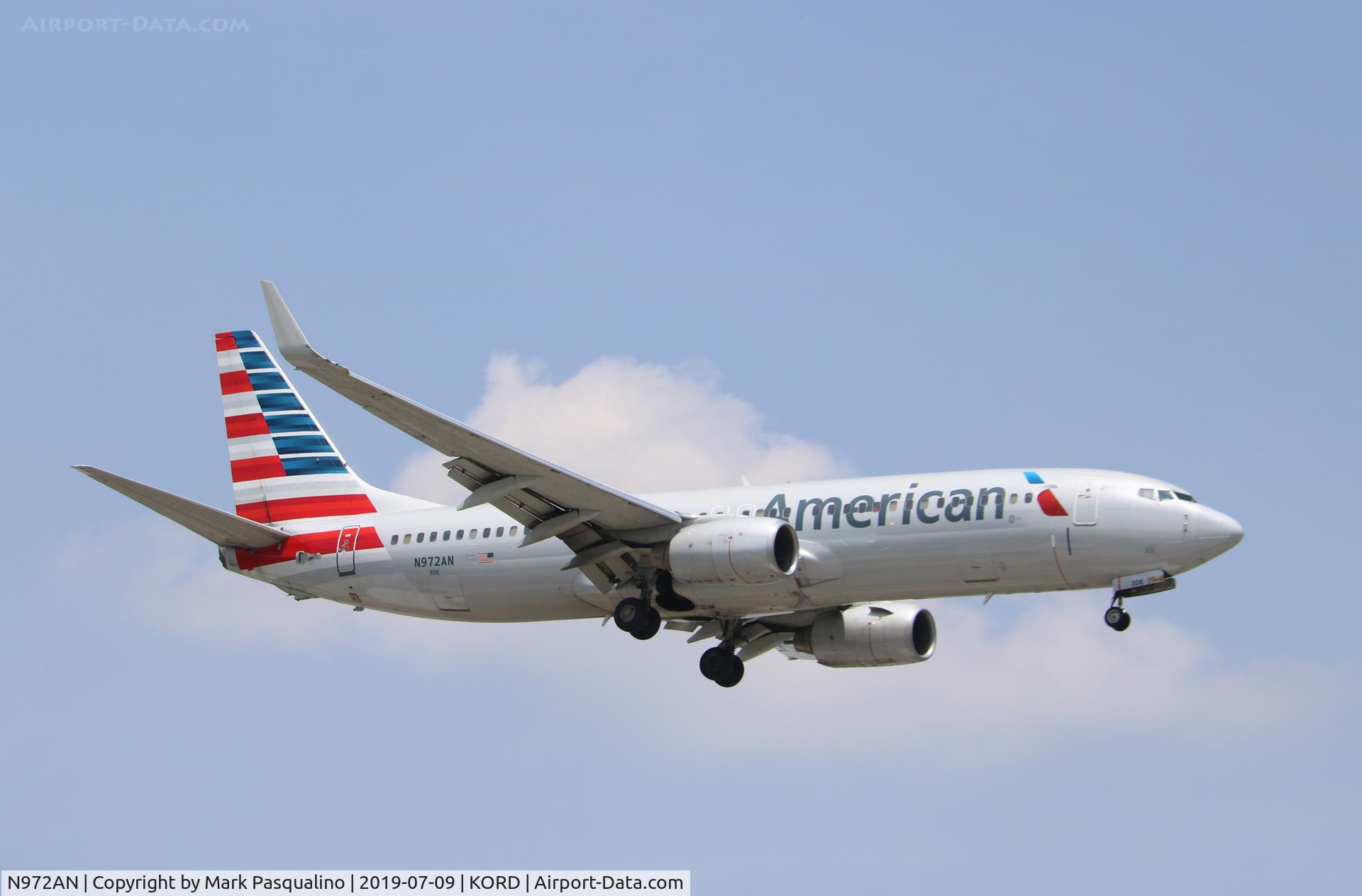 N972AN, 2001 Boeing 737-823 C/N 30097, Boeing 737-823