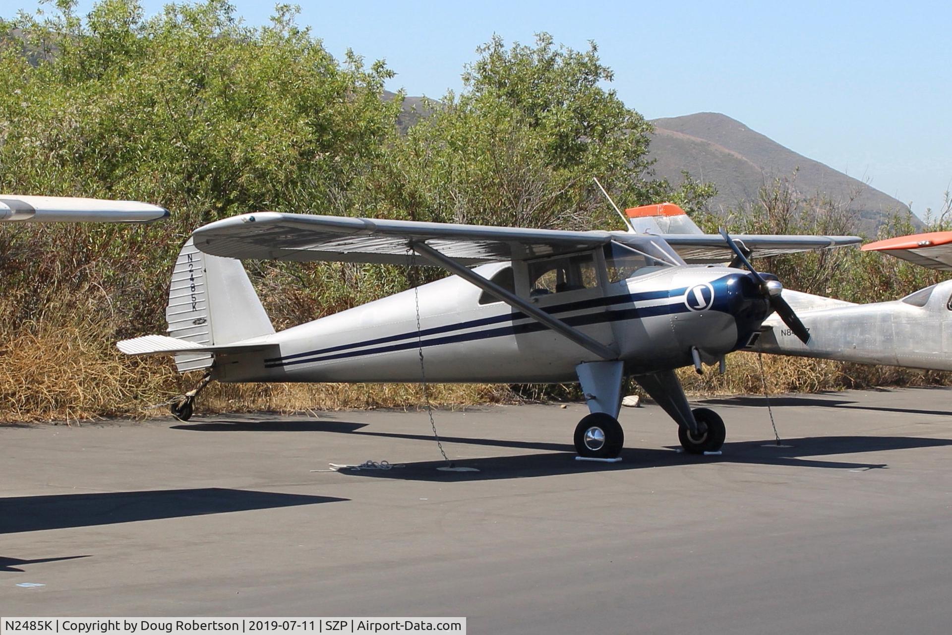 N2485K, 1947 Luscombe 8E Silvaire C/N 5212, 1947 Luscombe 8E SILVAIRE, Continental C-85 85 Hp