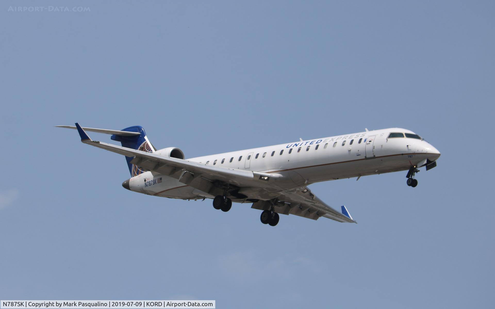 N787SK, 2009 Bombardier CRJ-700 (CL-600-2C10) Regional Jet C/N 10288, CL-600-2C10