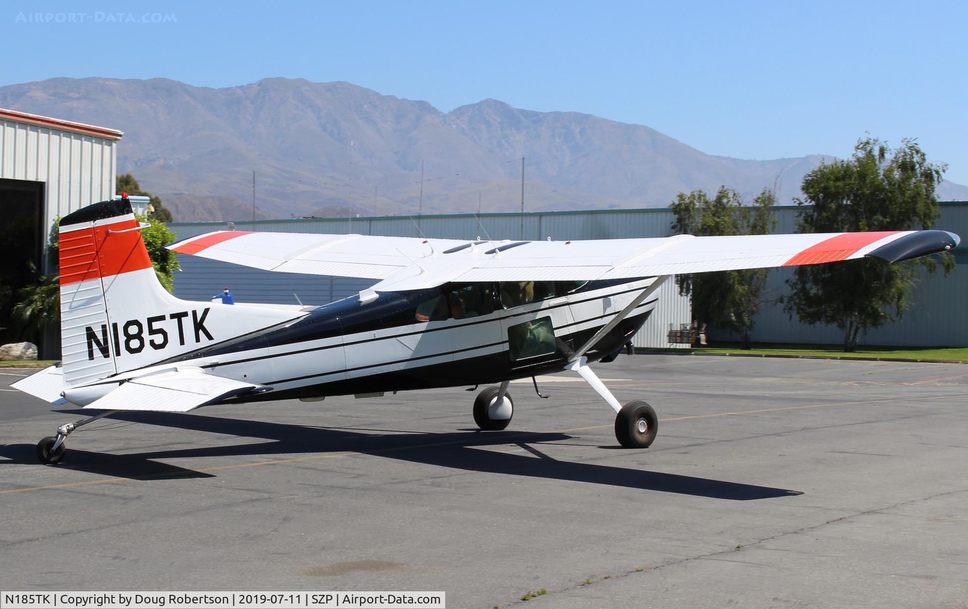 N185TK, 1981 Cessna A185F Skywagon 185 C/N 18504366, 1981 Cessna A185F SKYWAGON II, Continental IO-520D 300 Hp, taxi