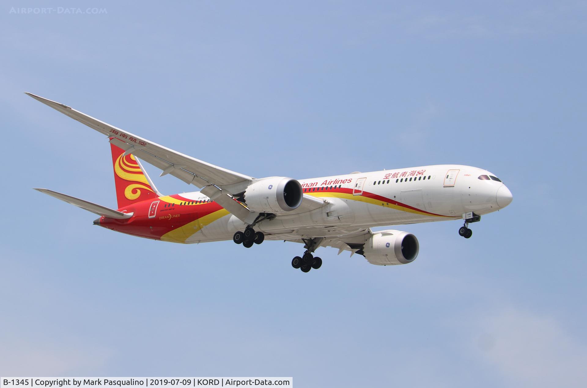 B-1345, 2017 Boeing 787-9 Dreamliner C/N 38781, Boeing 787-9