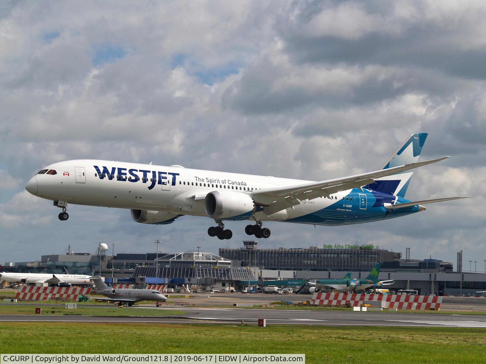 C-GURP, 2019 Boeing 787-9 Dreamliner Dreamliner C/N 64975, Westjet Boeing 787-9 Arriving Into