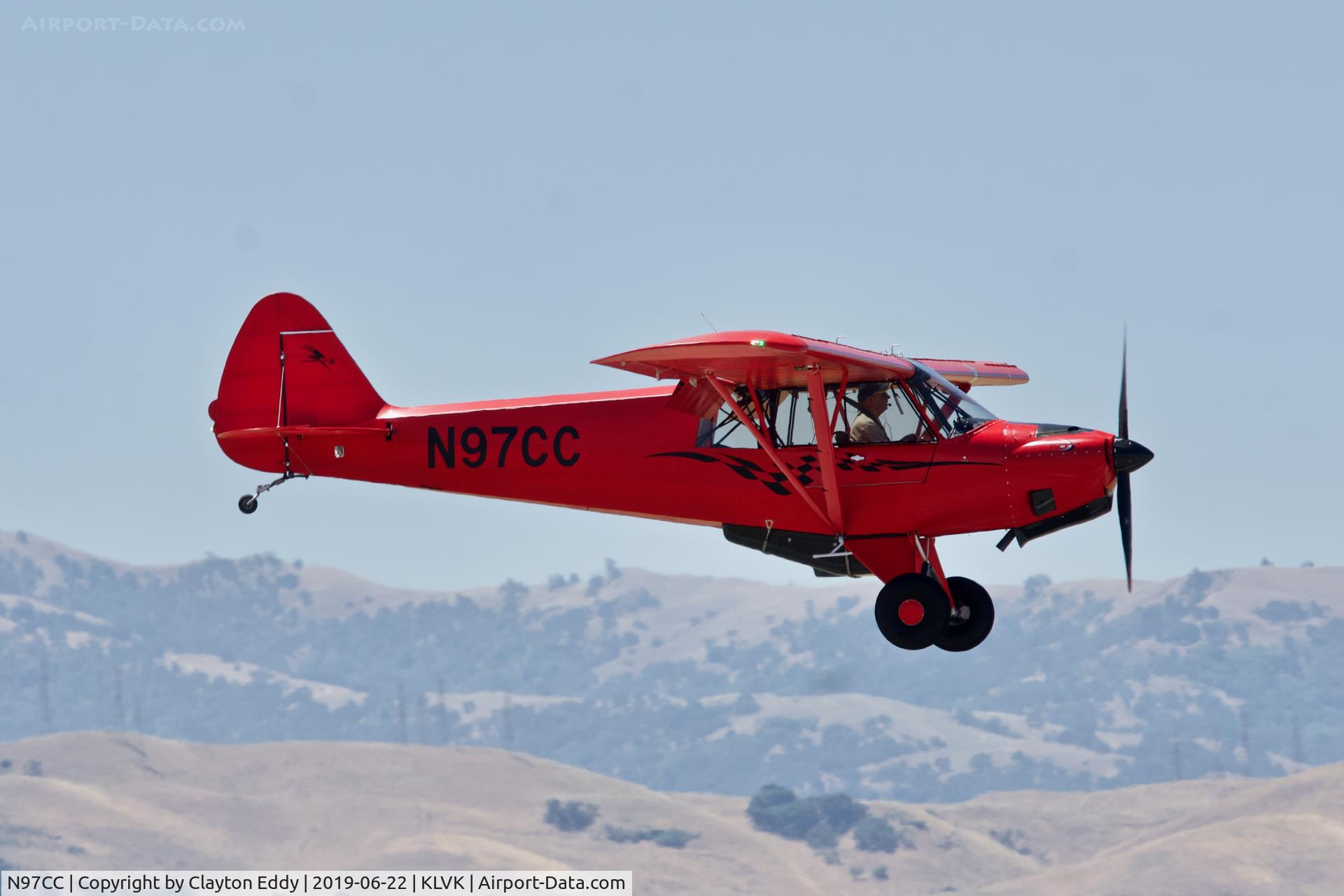 N97CC, 2018 Cub Crafters Carbon Cub EX2 C/N CCK-1865-1016, Livermore Airport California 2019.