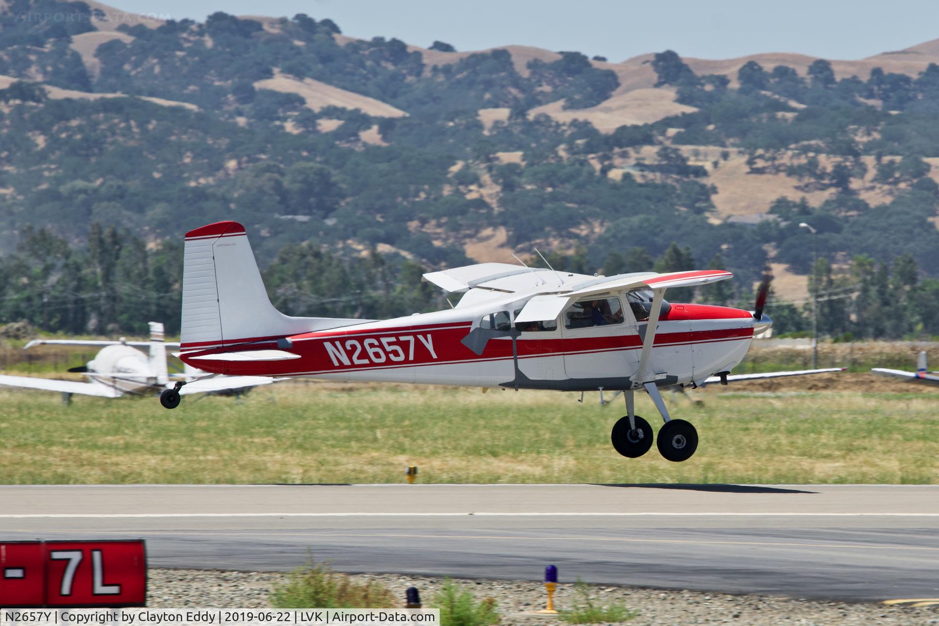 N2657Y, 1962 Cessna 180E C/N 18051157, Livermore Airport California 2019.