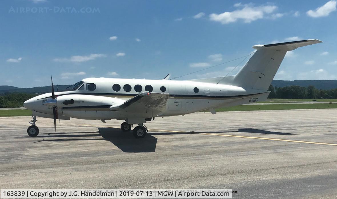 163839, 1987 Beech UC-12M Huron C/N BV-4, At Morgantown WV.