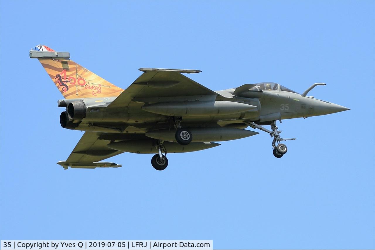 35, 2012 Dassault Rafale M C/N 35, Dassault Rafale M, On final rwy 08, Landivisiau naval air base (LFRJ)