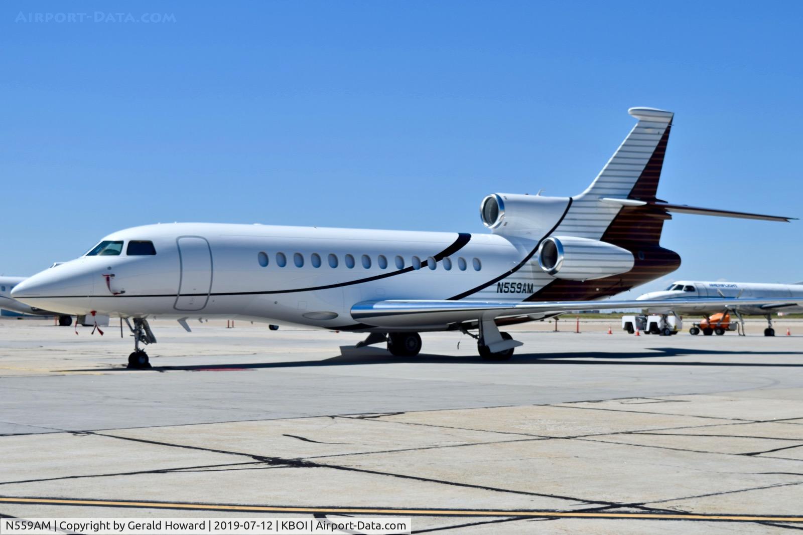 N559AM, 2013 Dassault Falcon 7X C/N 206, Parked on the south GA ramp.