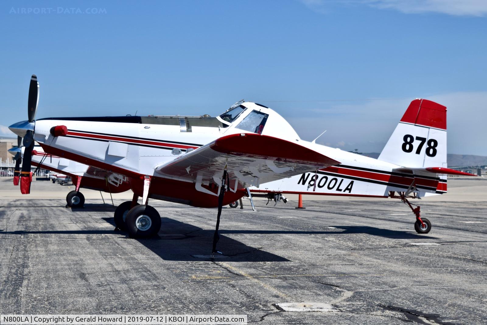 N800LA, 2019 Air Tractor AT-802A C/N 802A-0800, Parked on the north GA ramp.