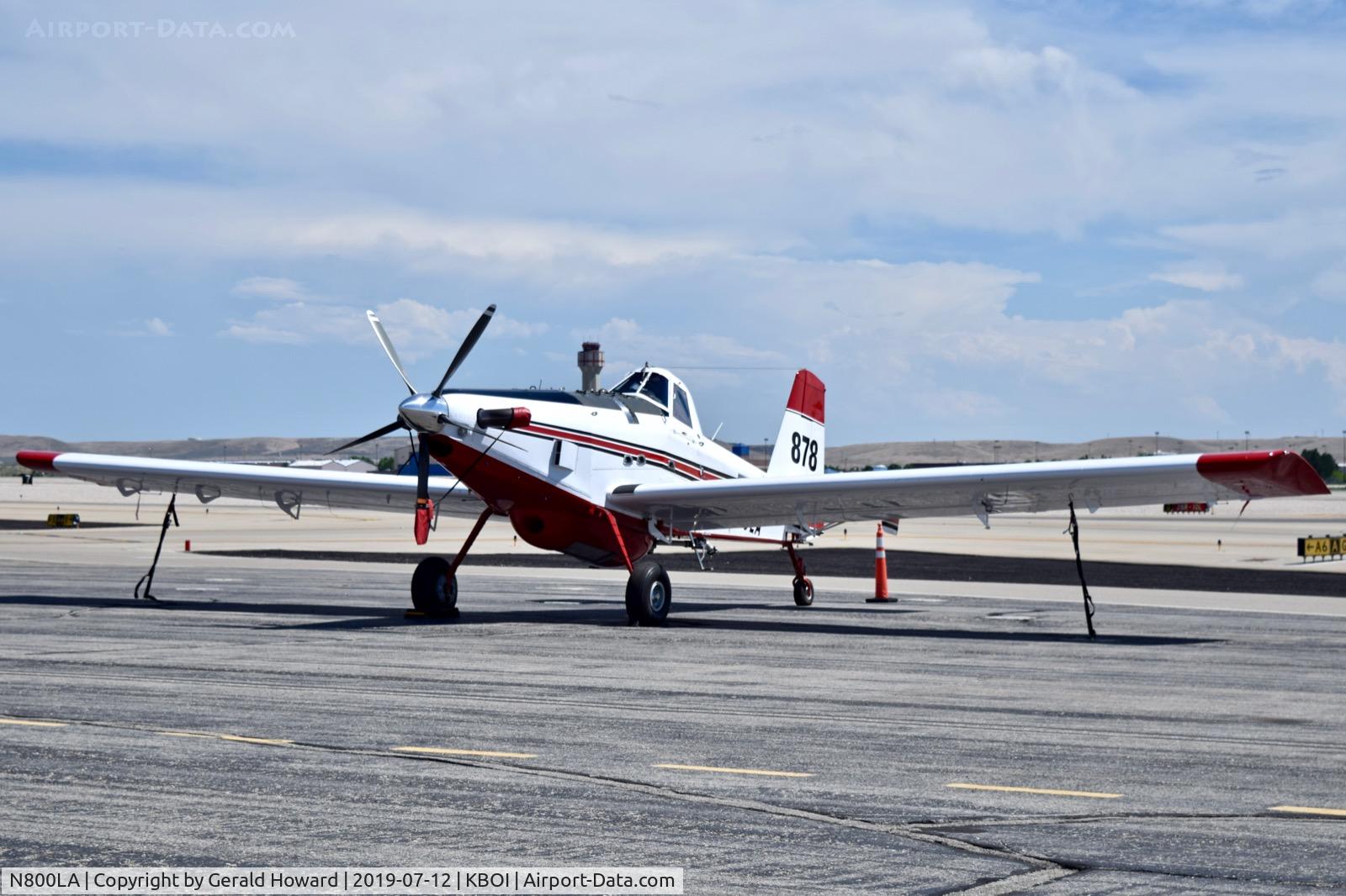 N800LA, 2019 Air Tractor AT-802A C/N 802A-0800, Parked on the north GA ramp.